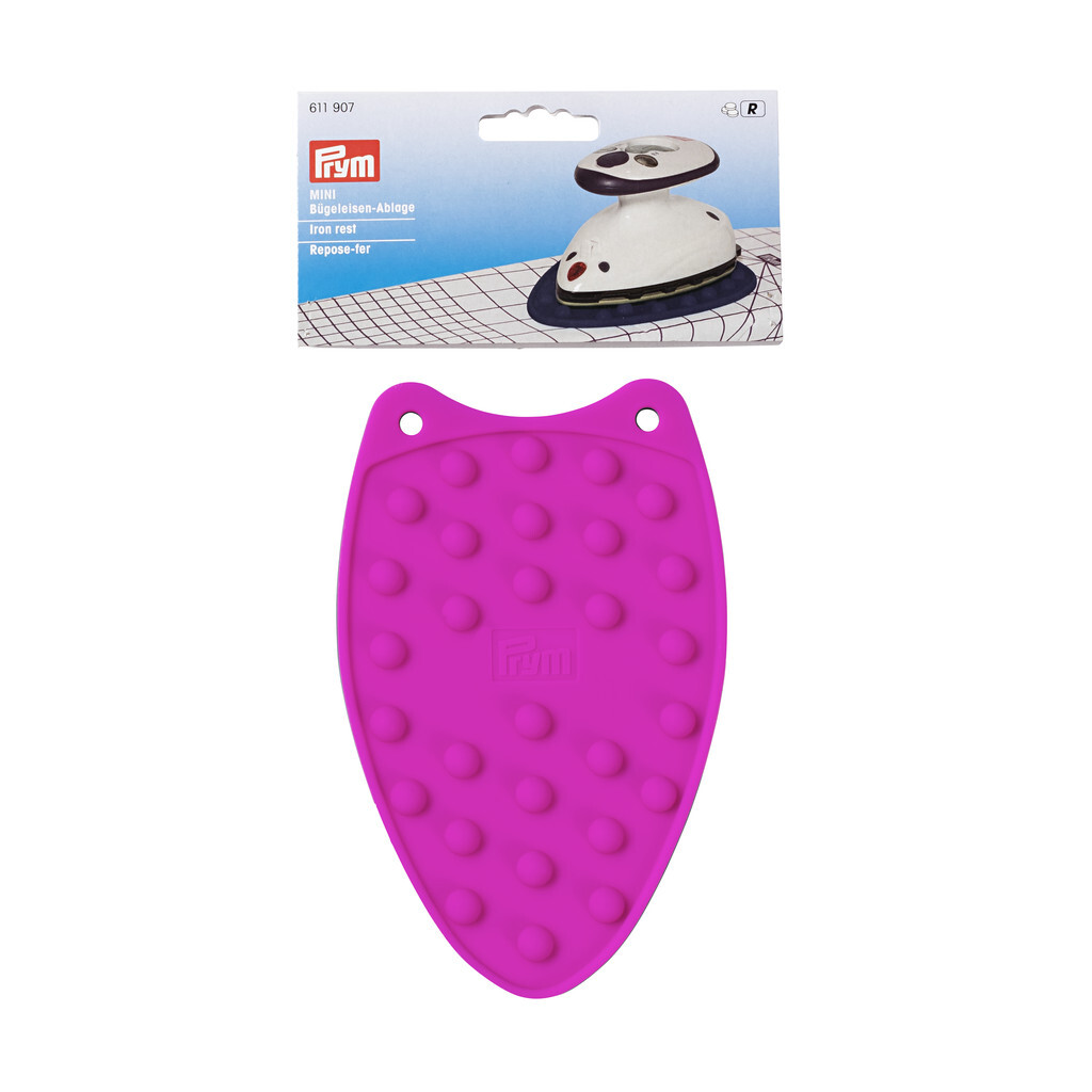 PRYM Bügeleisen-Ablage MINI - pink - Silikon