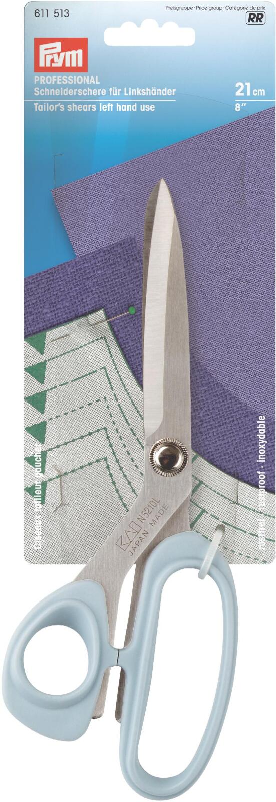 PRYM Schneiderschere für Linkshänder - Soft-Griffe - 21 cm