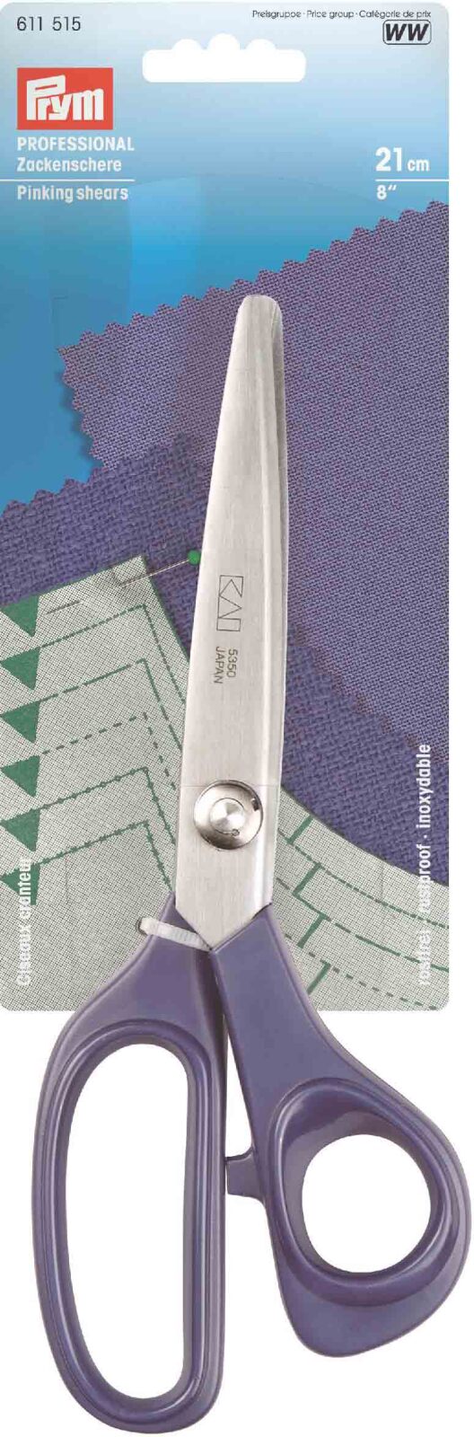 PRYM Zackenschere - Soft-Griffe - 23 cm