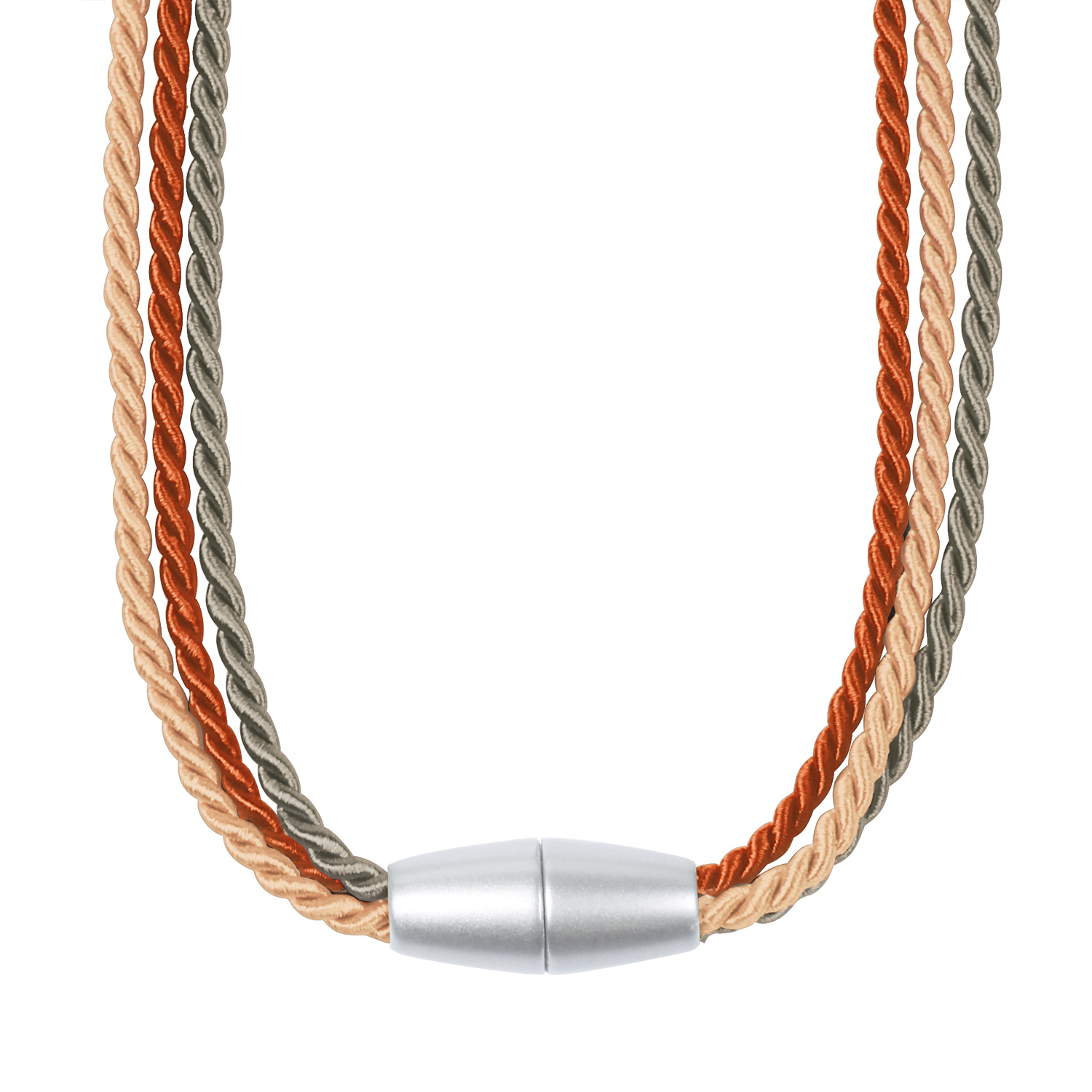 Raffhalter - orange-schlamm-rosé - 65 cm