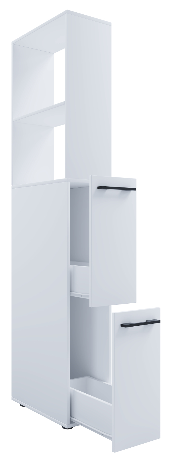 Raumteiler SADILO XL - weiß - 183 cm