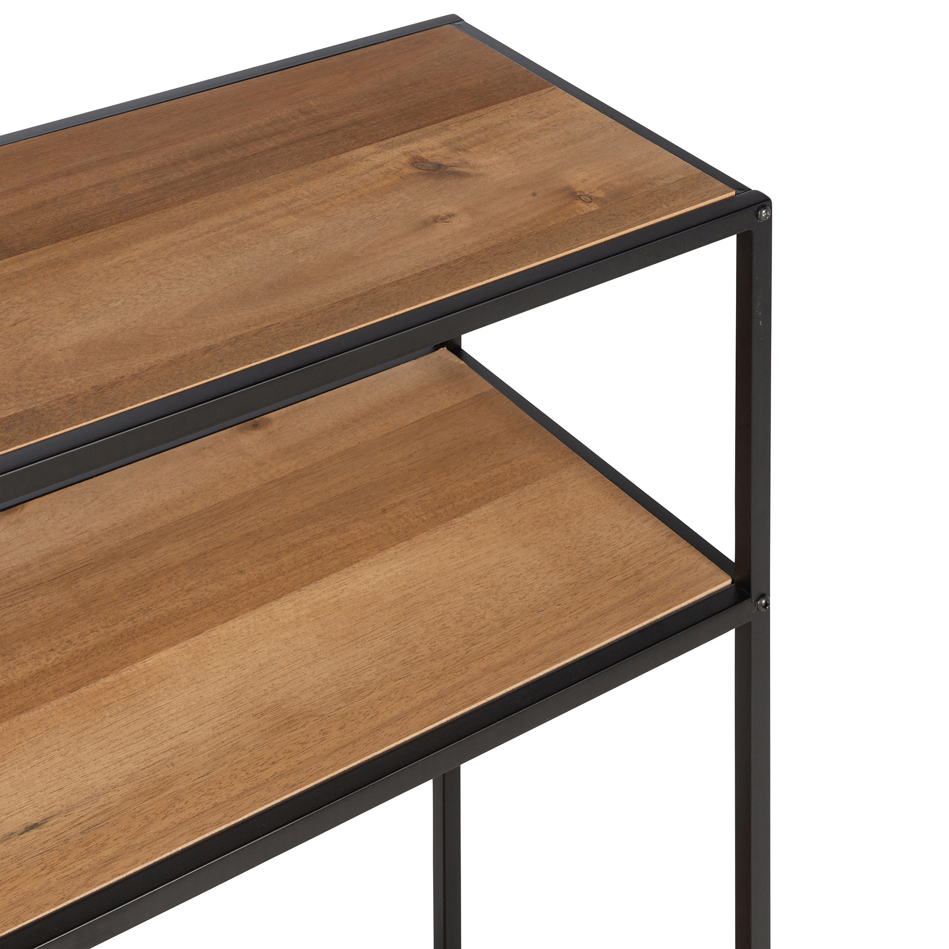 Regal - Artisan Eiche - schwarz - 120 cm breit