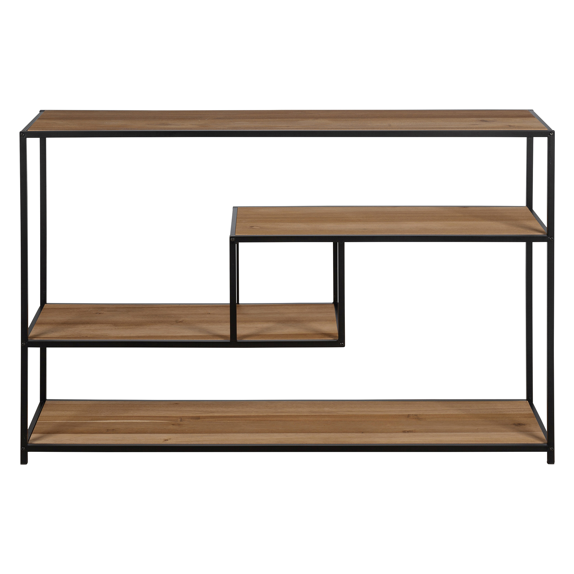 Regal - Artisan Eiche - schwarz - 120 cm breit