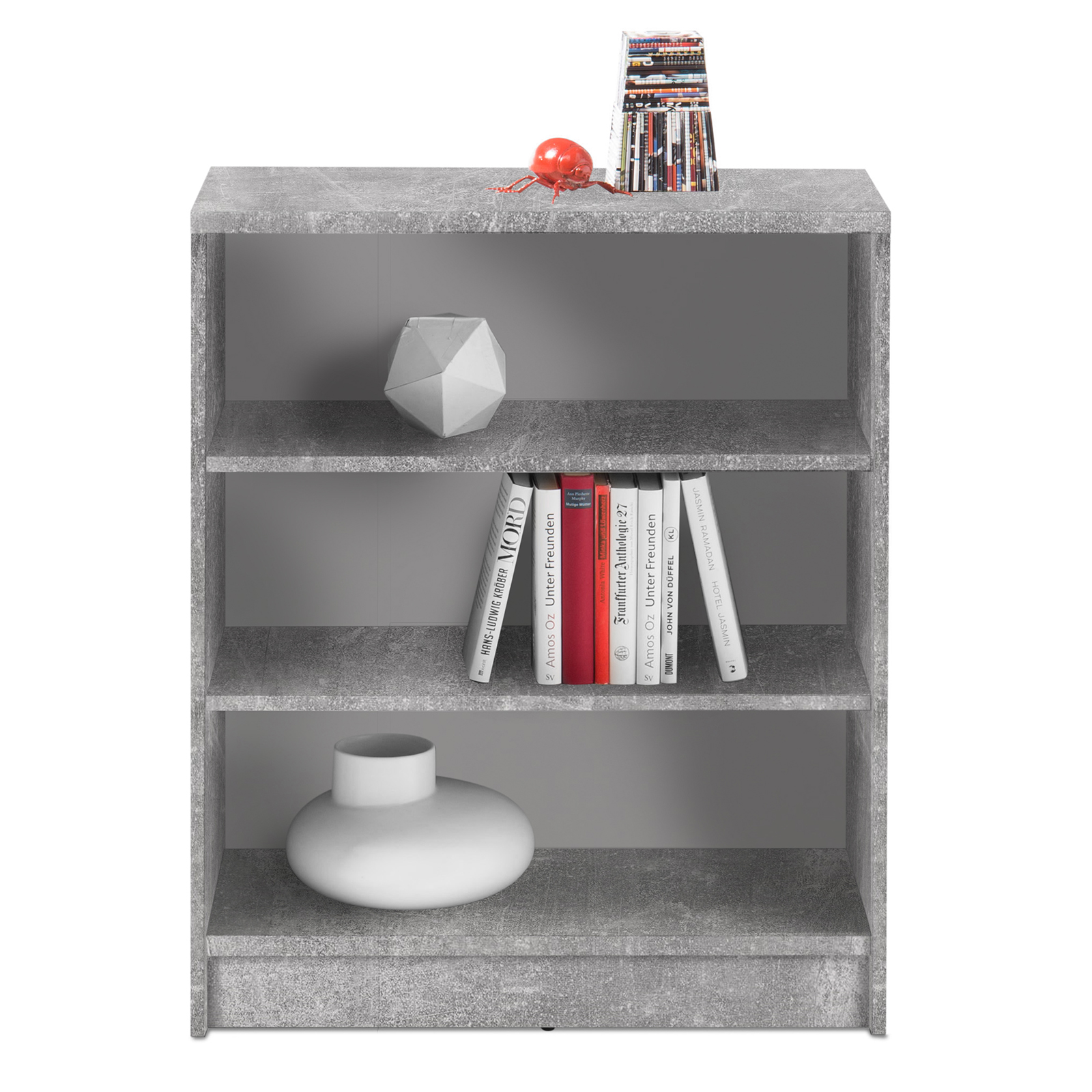 Regal - Beton-weiß - 86 cm hoch