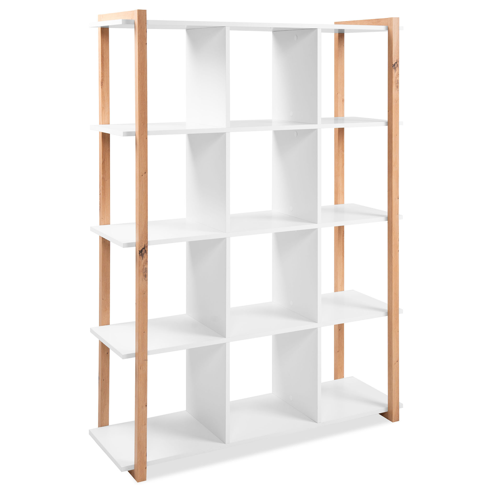 Regal DENVER - weiß - Artisan Eiche - 107 cm breit