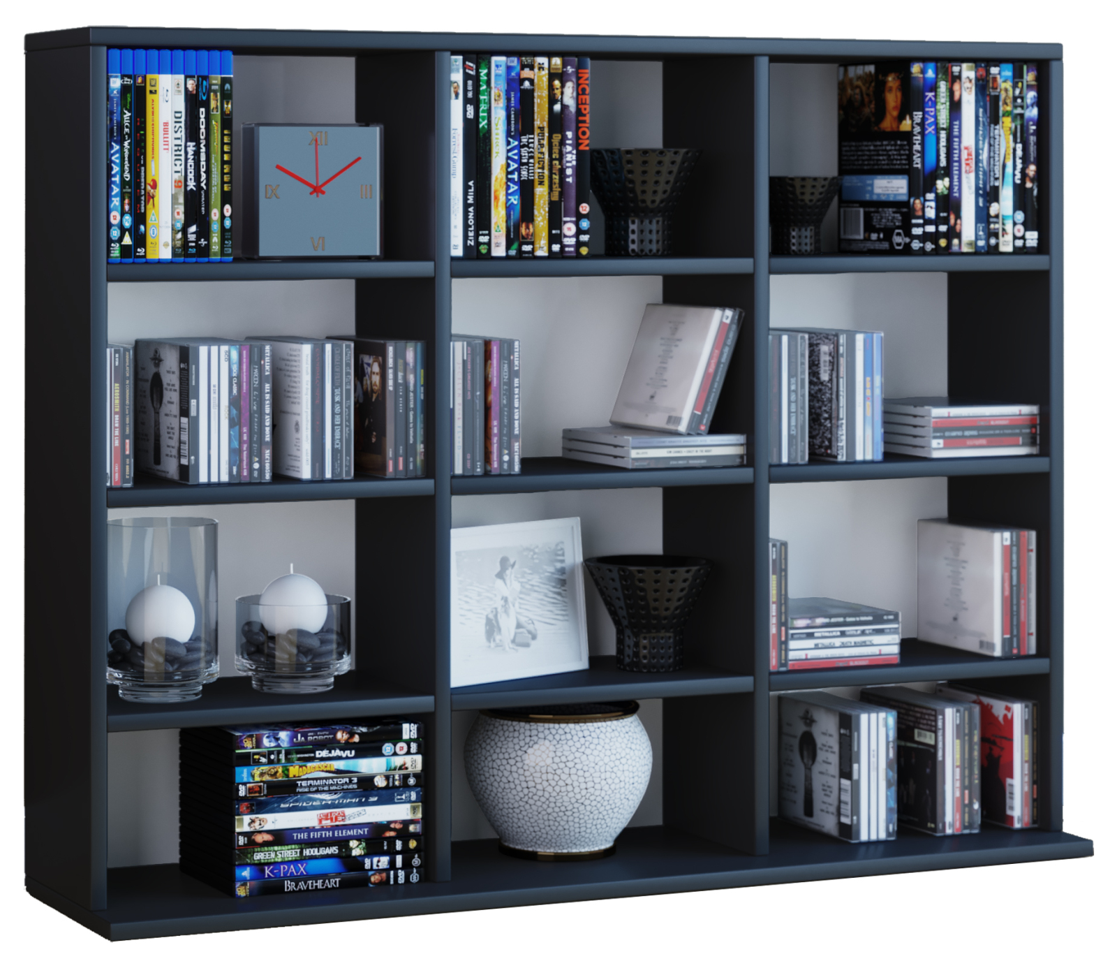 Regal MEGOSA MINI - schwarz - 102 cm breit