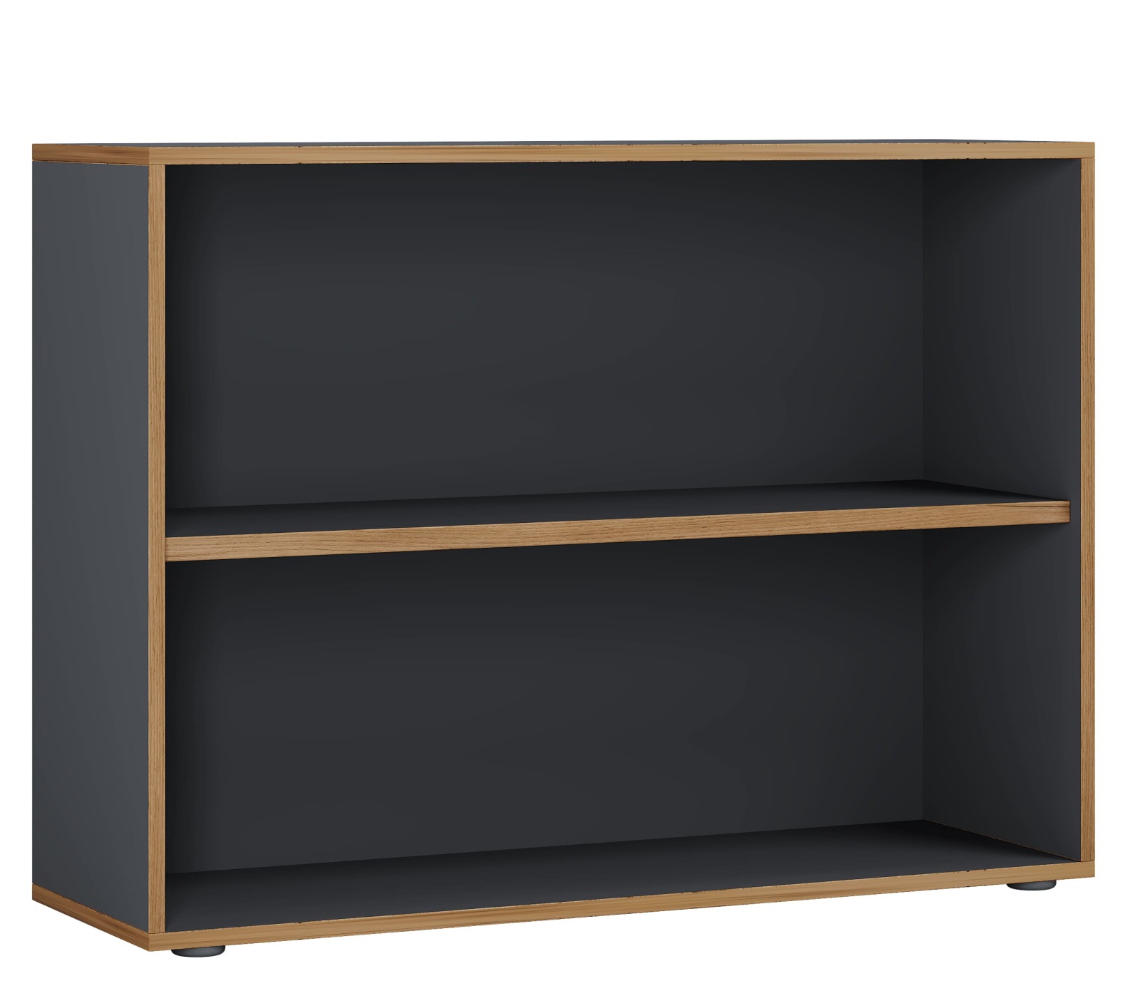 Regal SALIA - anthrazit - Honig Eiche - 100 cm breit