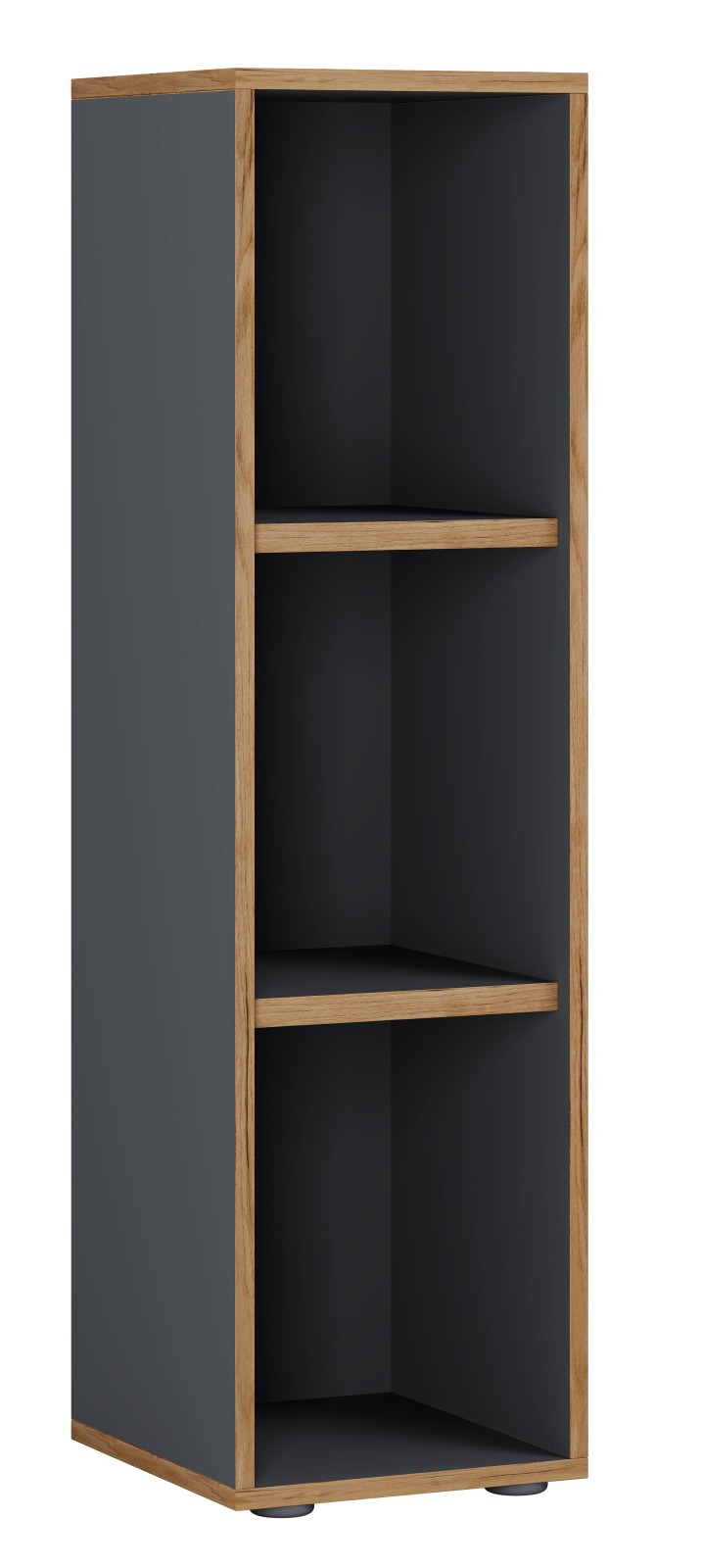 Regal SALIA - anthrazit - Honig Eiche - 30x110 cm