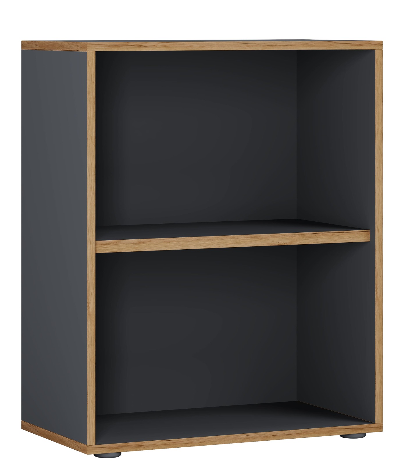 Regal SALIA - anthrazit - Honig Eiche - 60 cm breit