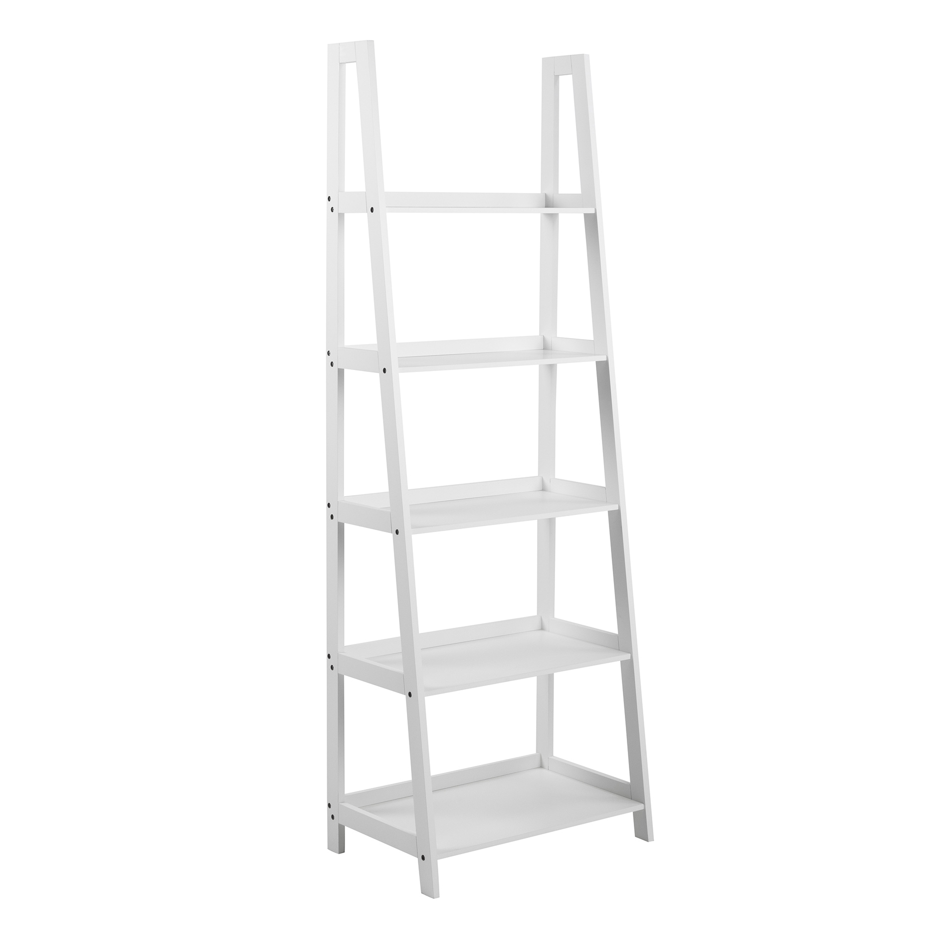 Regal WALLY - weiß - 5 Ablagen - 63 cm breit