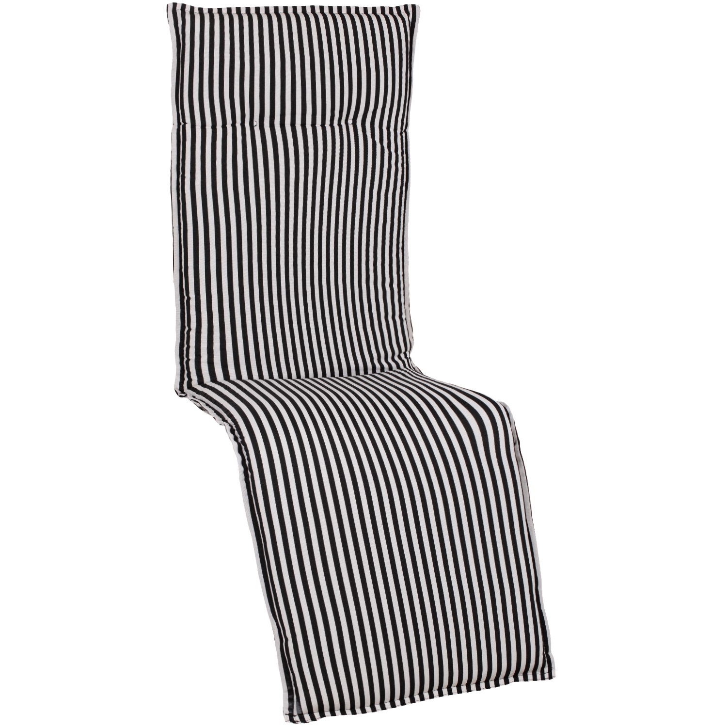 Relax-Saumauflage - schwarz-weiß - Streifen - 171x46 cm