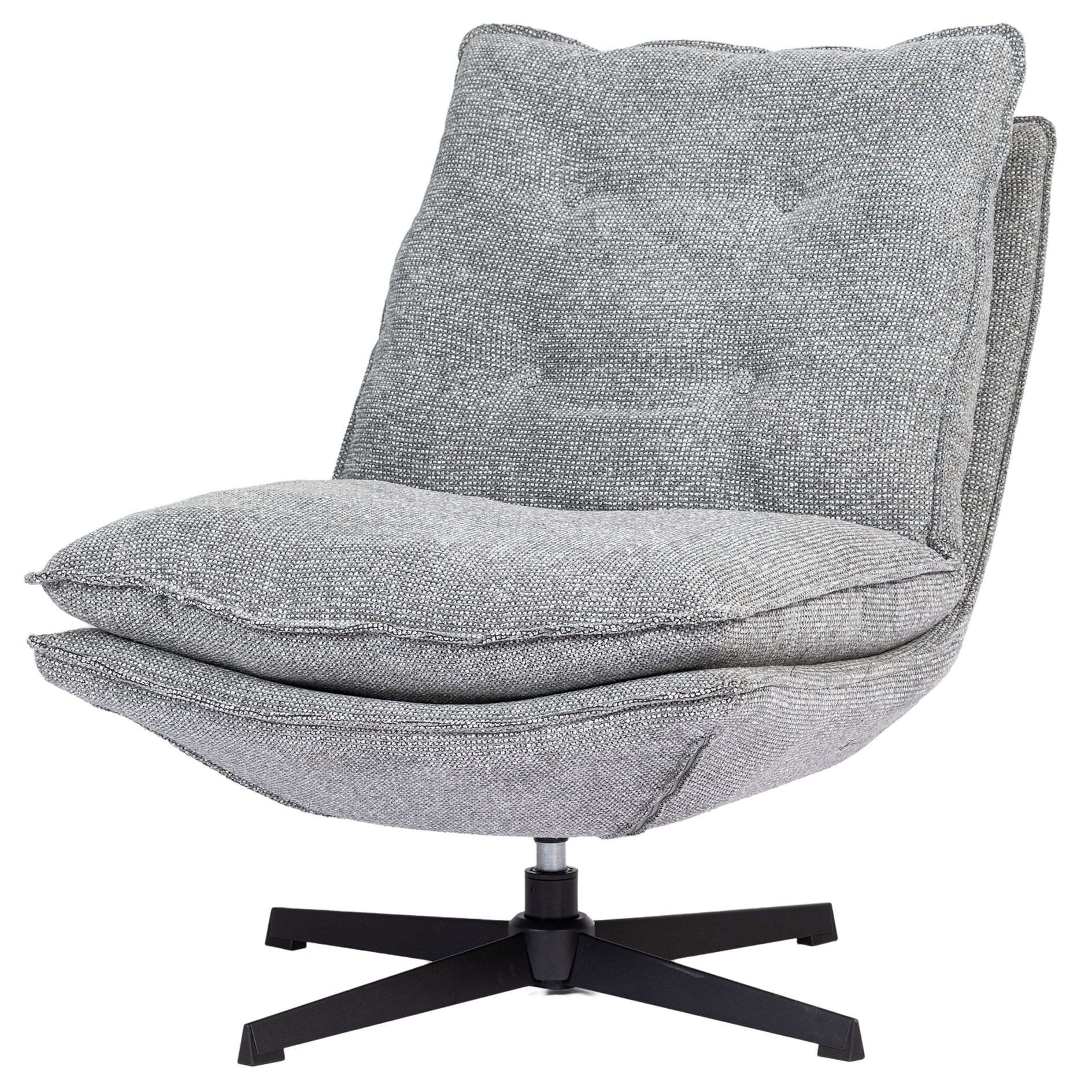 Relaxsessel - grau - Webstoff