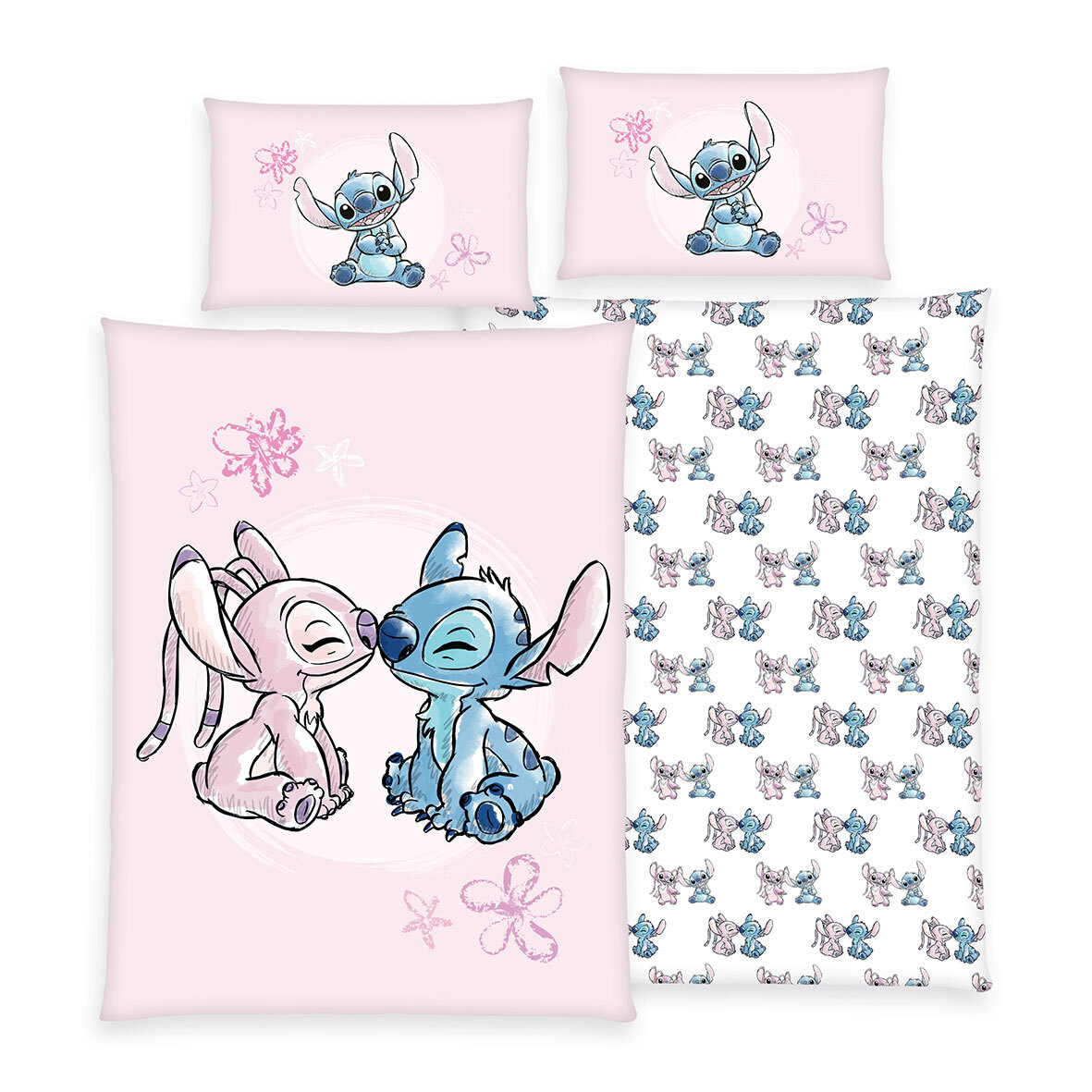 Renforcé-Bettwäsche DISNEY STITCH - bunt - 135x200 cm