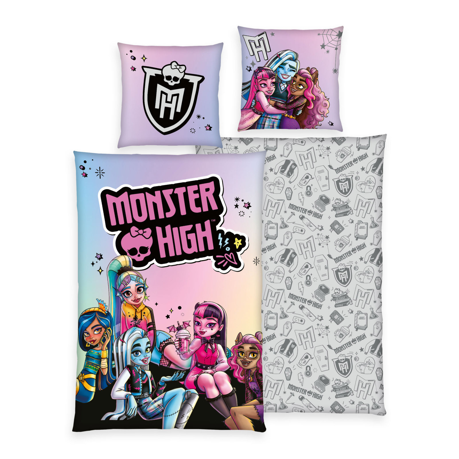 Renforcé-Bettwäsche MONSTER HIGH - bunt - 135x200 cm