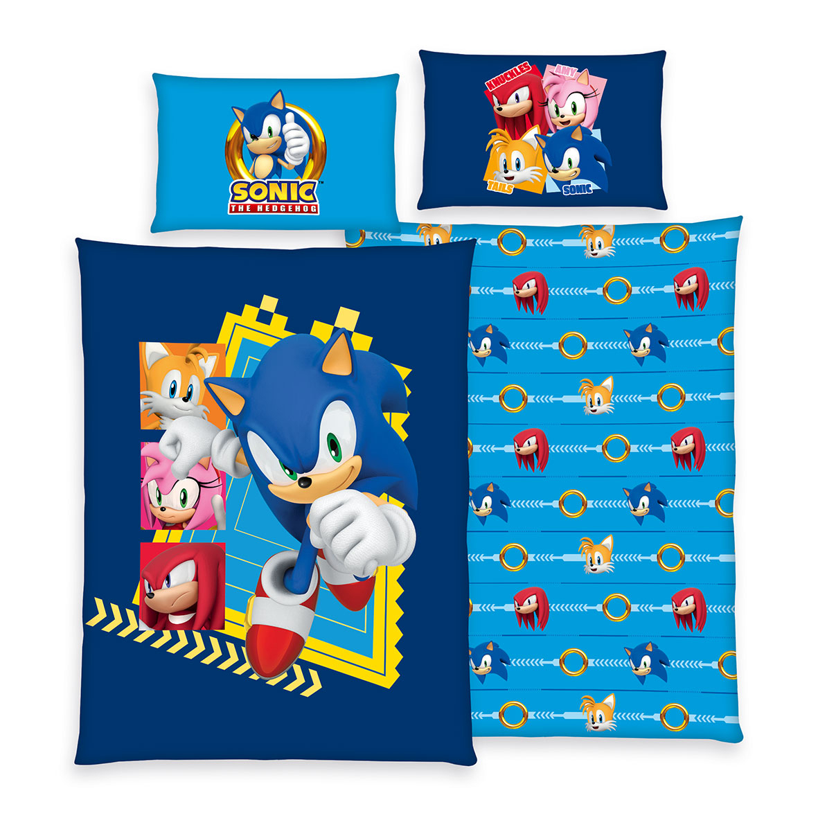 Renforcé-Bettwäsche SONIC - bunt - 135x200 cm