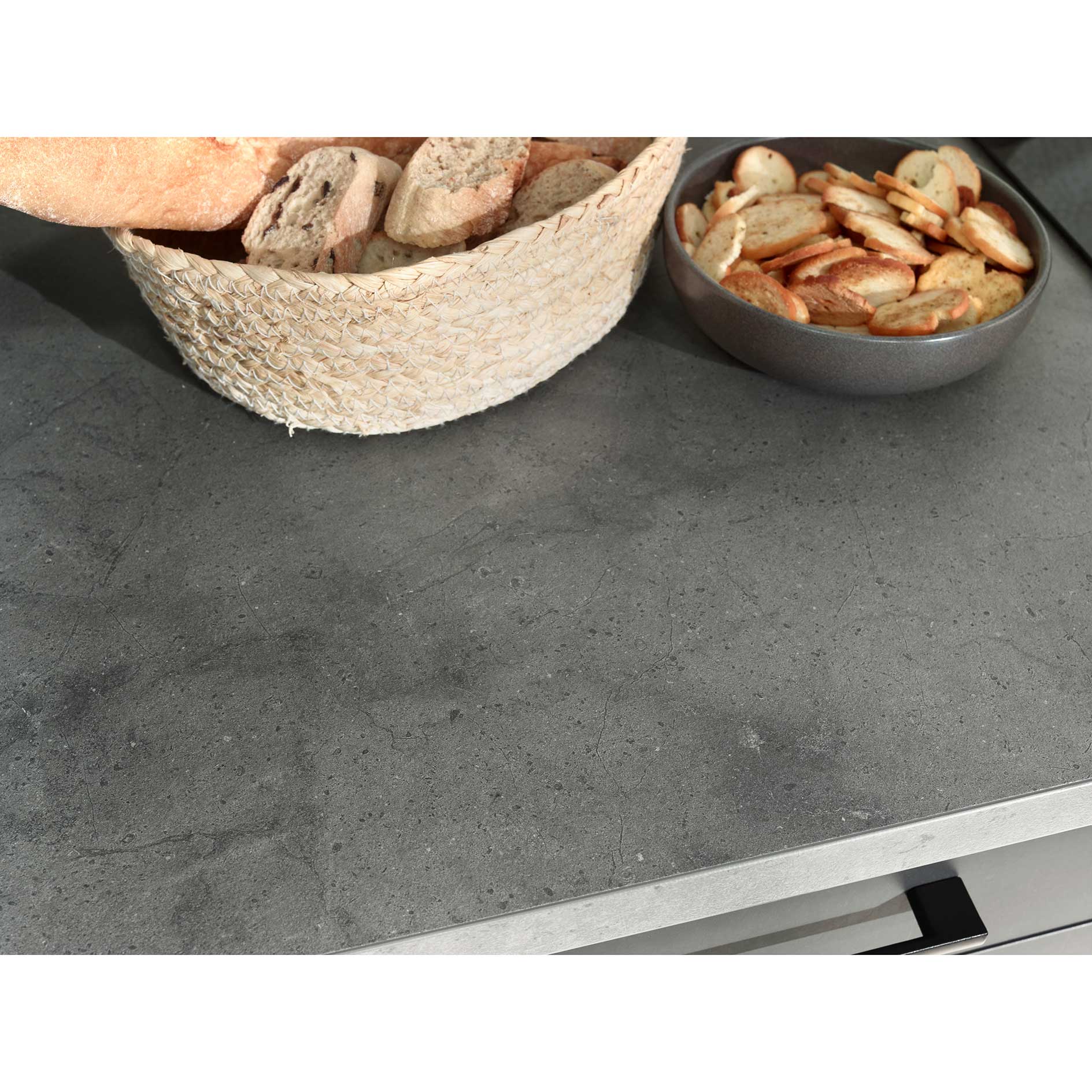 RESPEKTA Singleküche OLIVER - grau matt - 150 cm