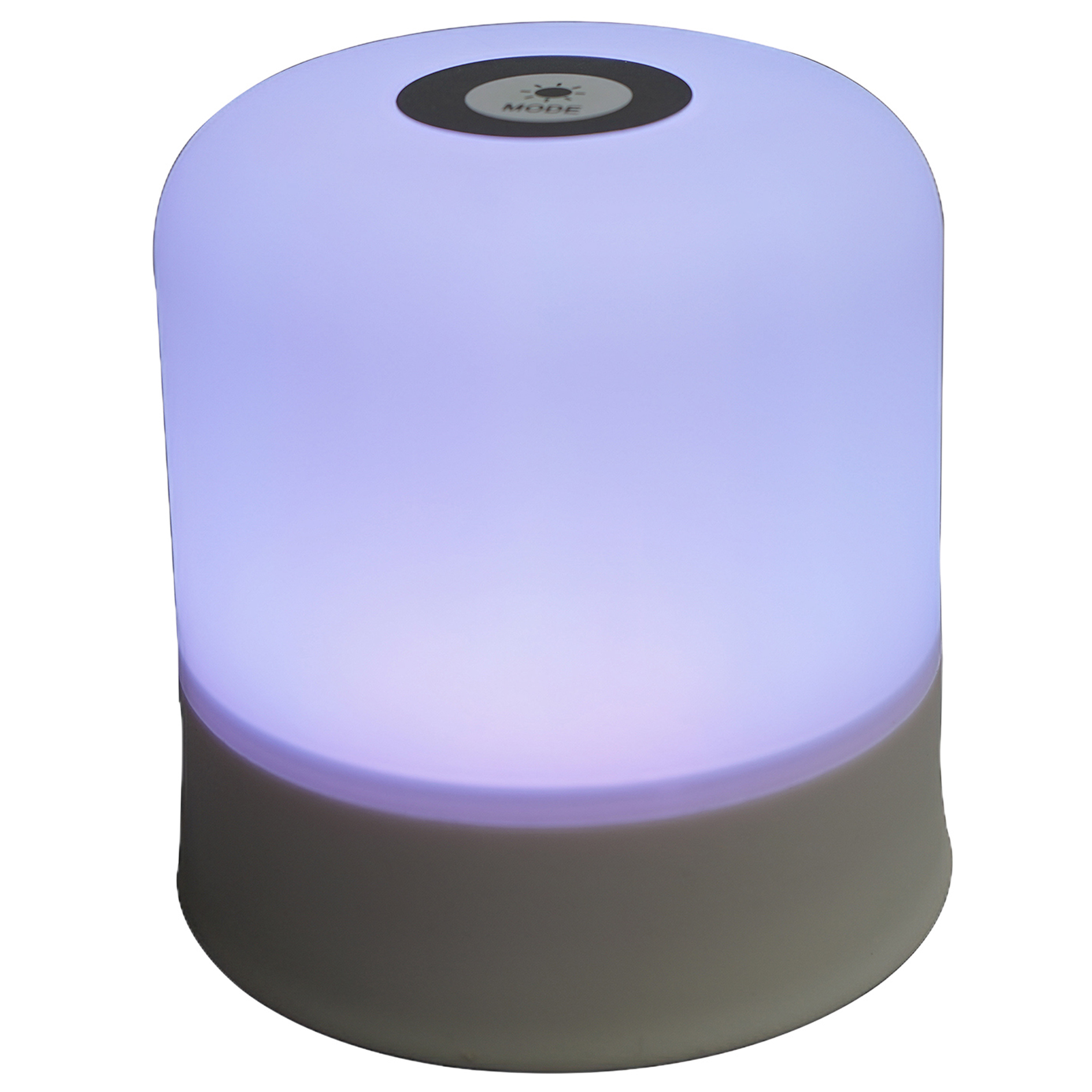 RGB-LED-Tischleuchte - weiß - Touchfunktion - mit Fernbedienung