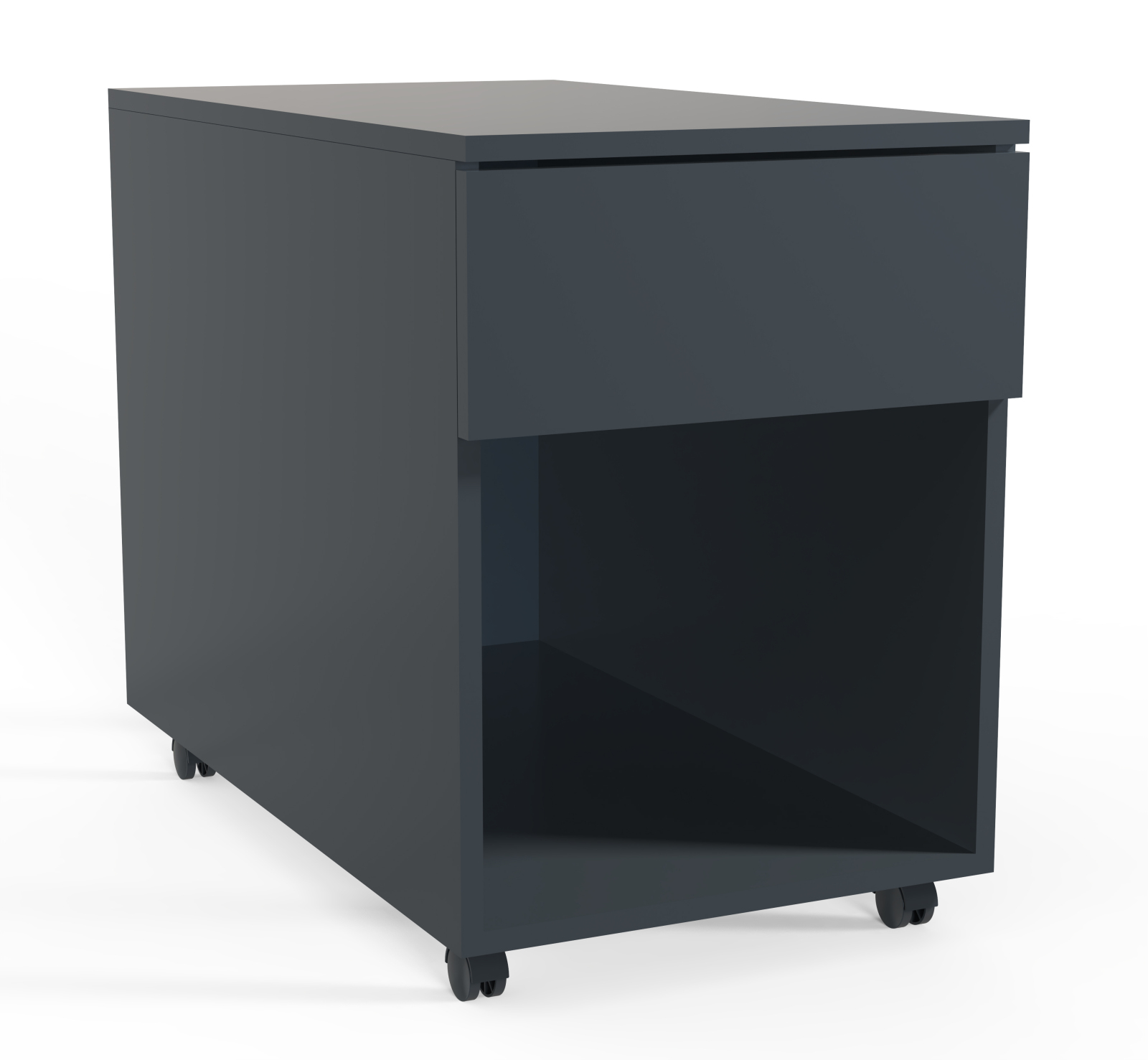 Rollcontainer DALOSA - anthrazit - Schublade - 39x70 cm