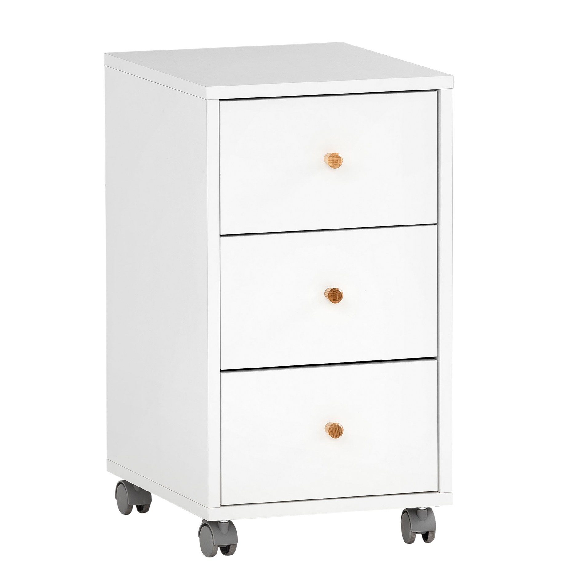 Rollcontainer - perlweiß - 32,6 cm