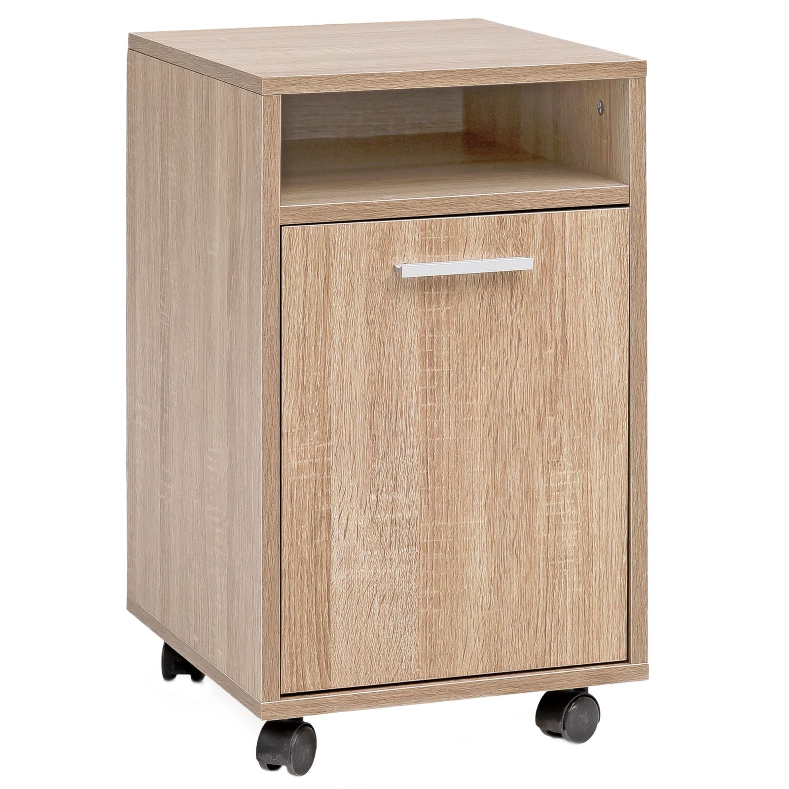 Rollcontainer - Sonoma Eiche - eine Tür - 33 cm breit