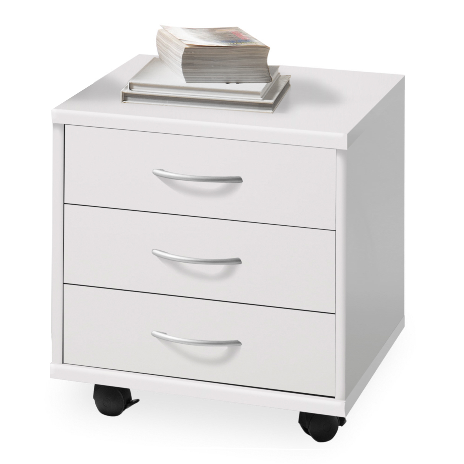 Rollcontainer - weiß - 46 cm breit