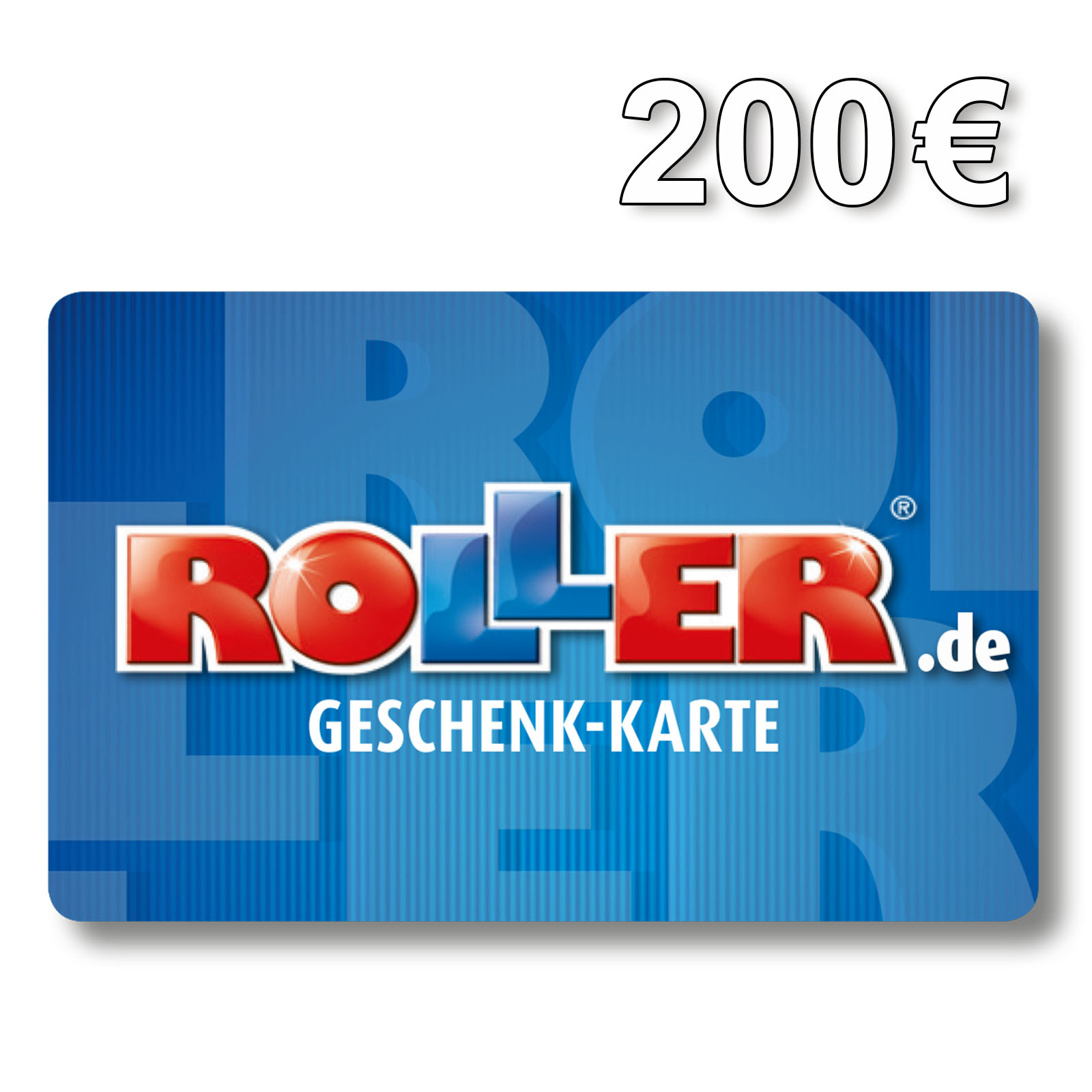 ROLLER Geschenk-Karte - Wert 200 Euro