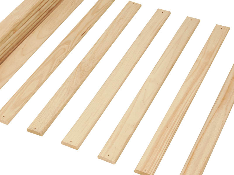 Rolllattenrost - Massivholz - für 140 cm breites Bett