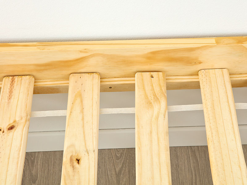 Rolllattenrost - Massivholz - für 90 cm breites Bett