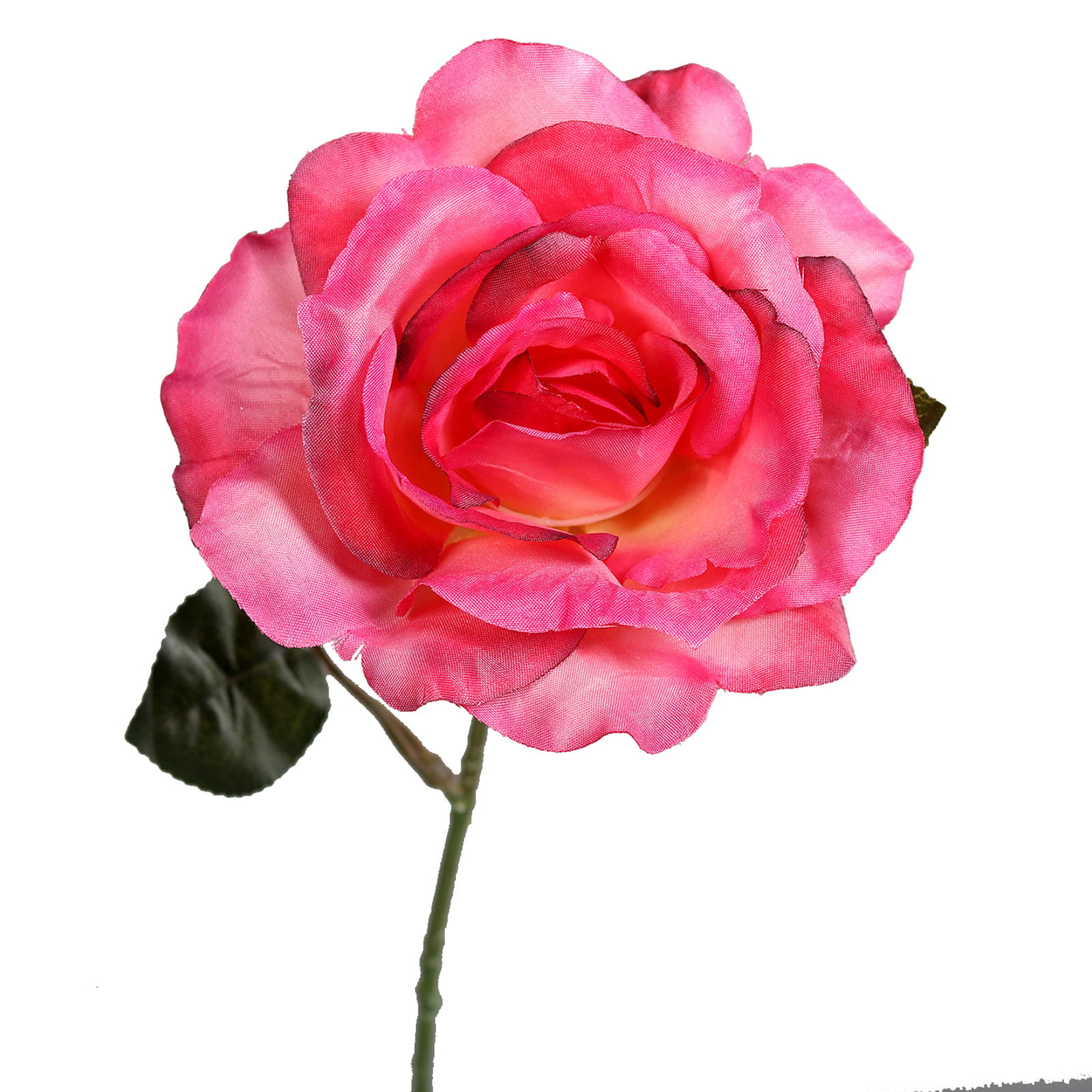 Rose - fuchsia - Kunstpflanze