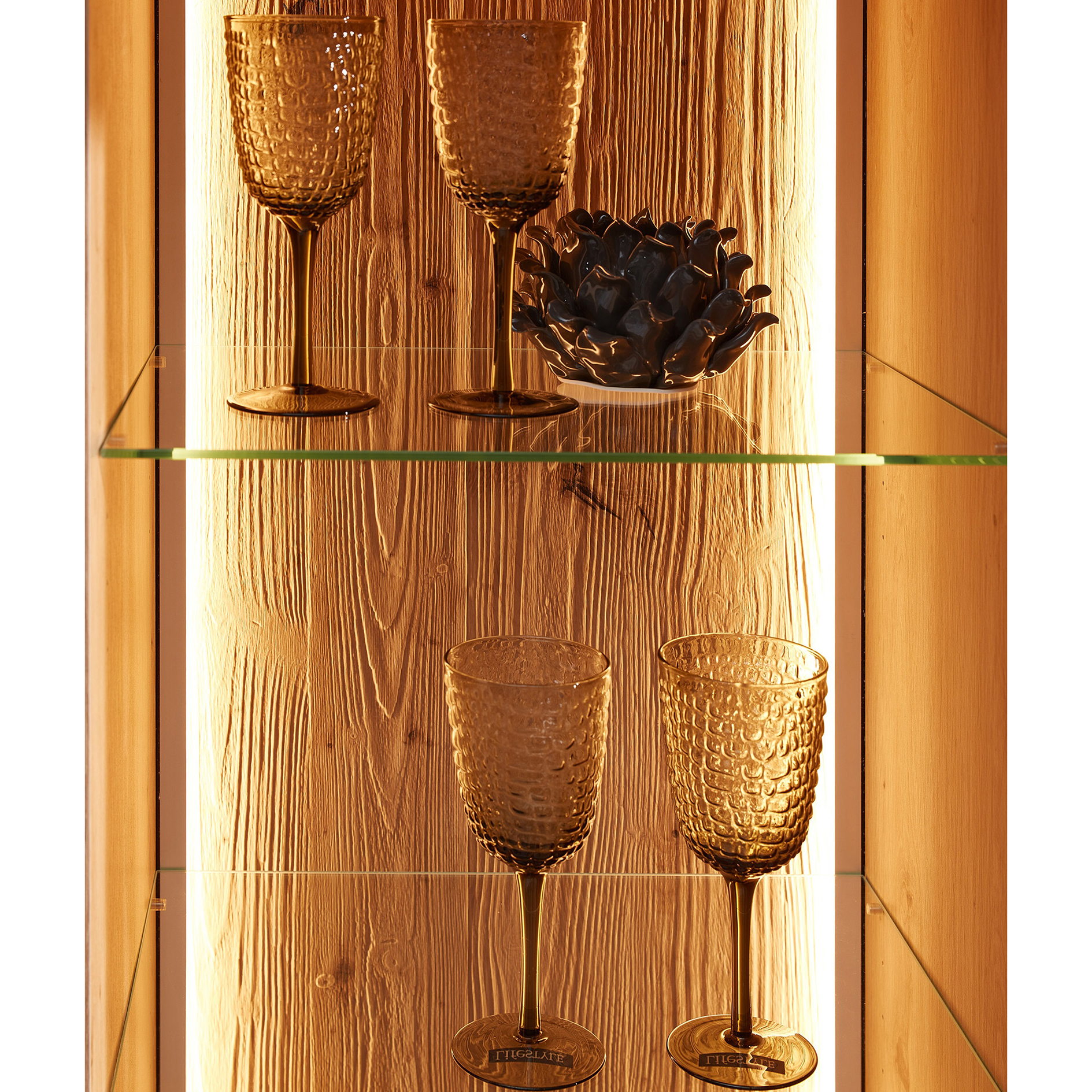 Rückwandschroppung - Balkenbuche - 42 cm