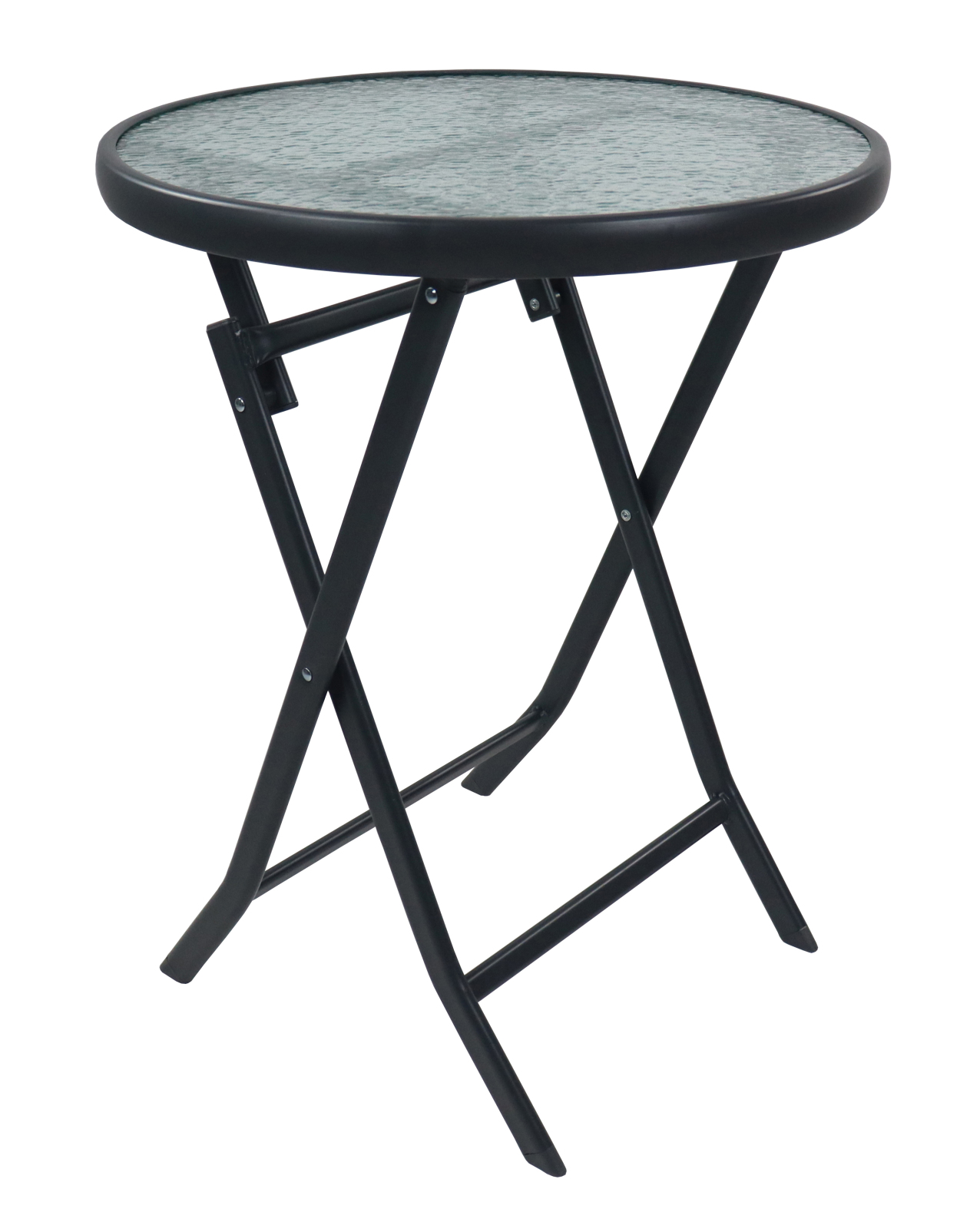 Runder Tisch SONLAS L - anthrazit - 55x55 cm