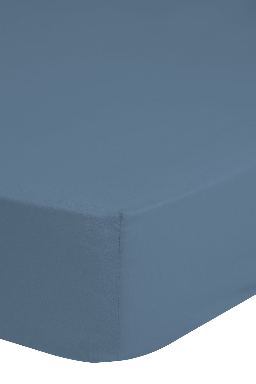 Satin-Spannbetttuch - hellblau - 140x200cm