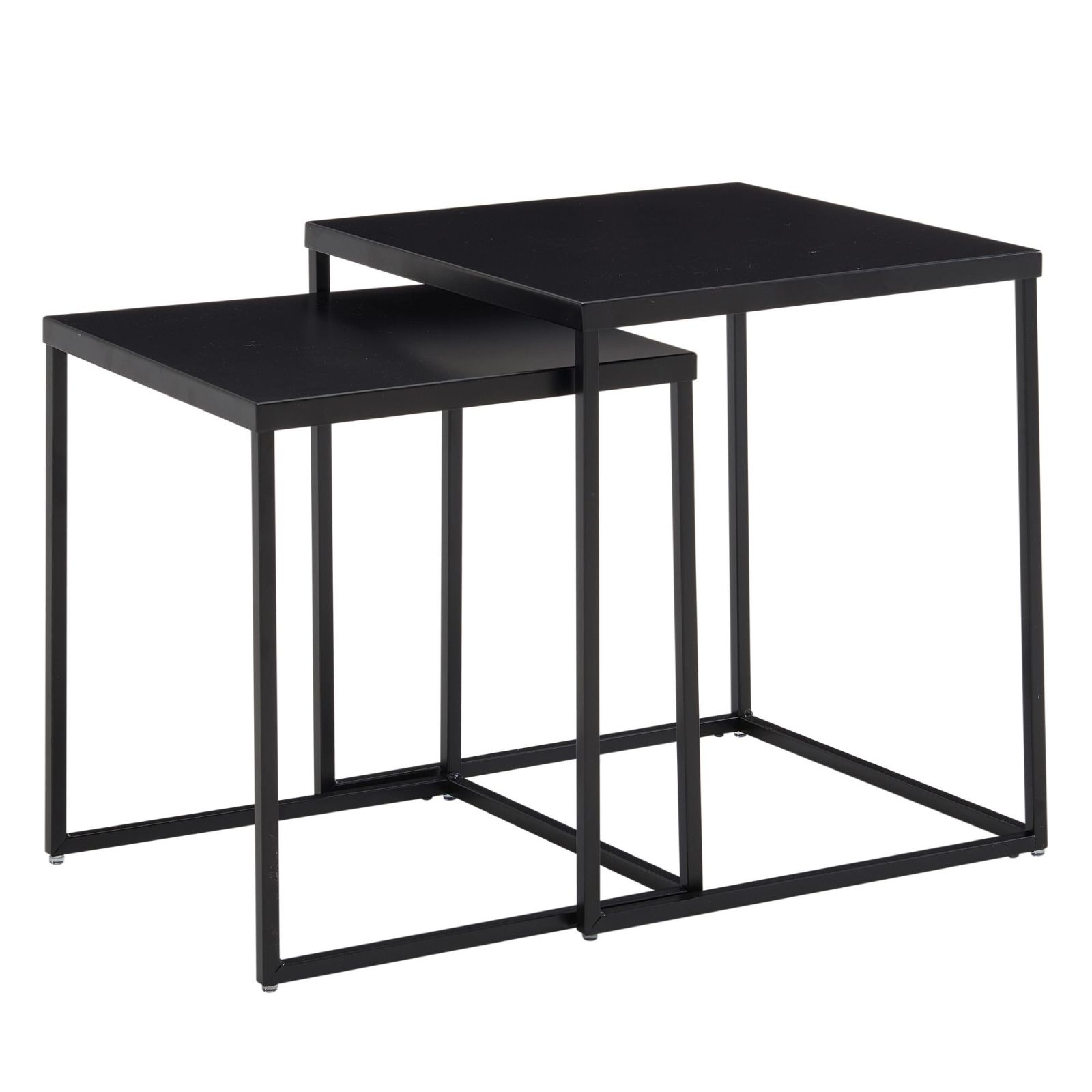 Satztisch - schwarz - 40x40 cm