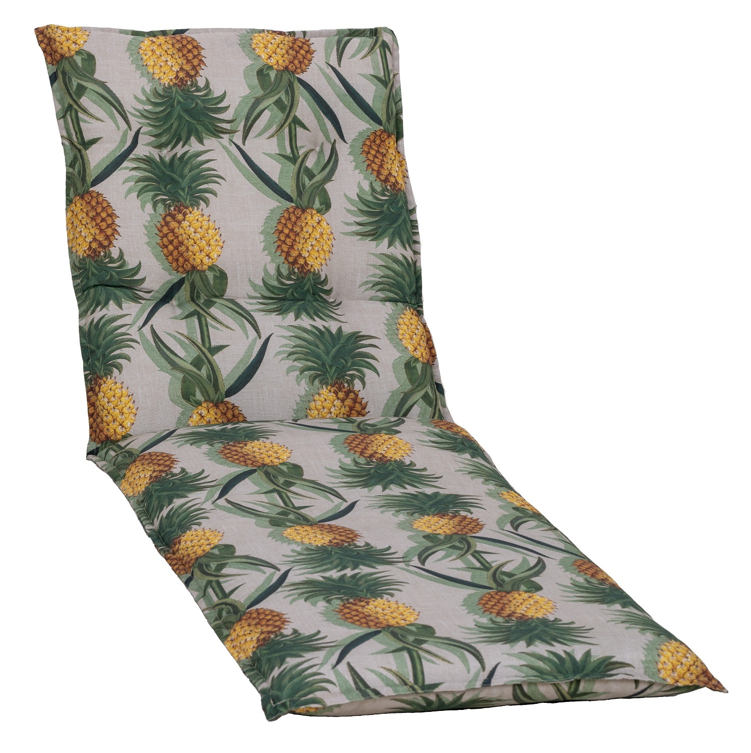 Saumauflage Liege - bunt - Ananas - 58x191 cm