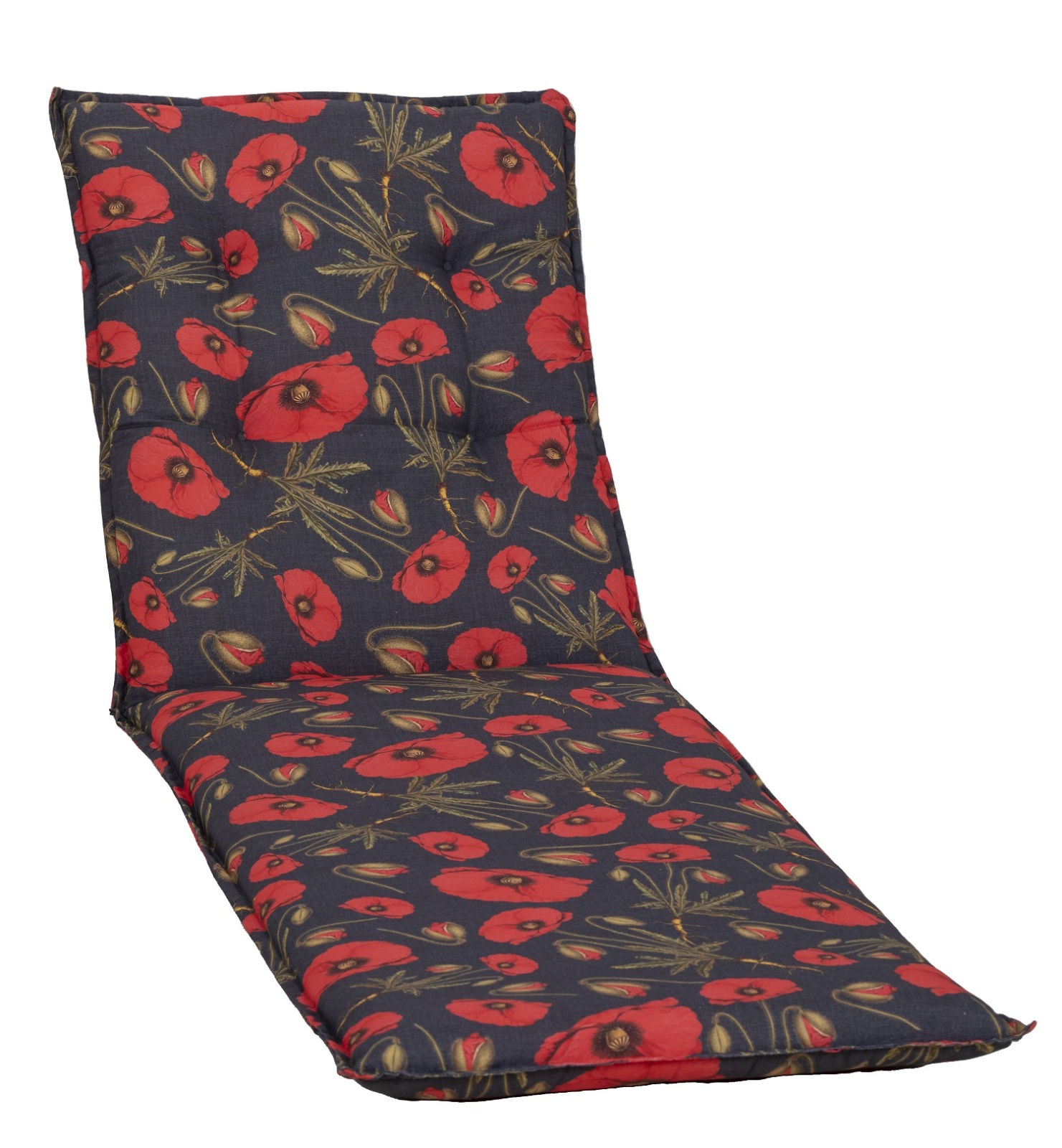 Saumauflage Liege - rot-grau - 58x191 cm