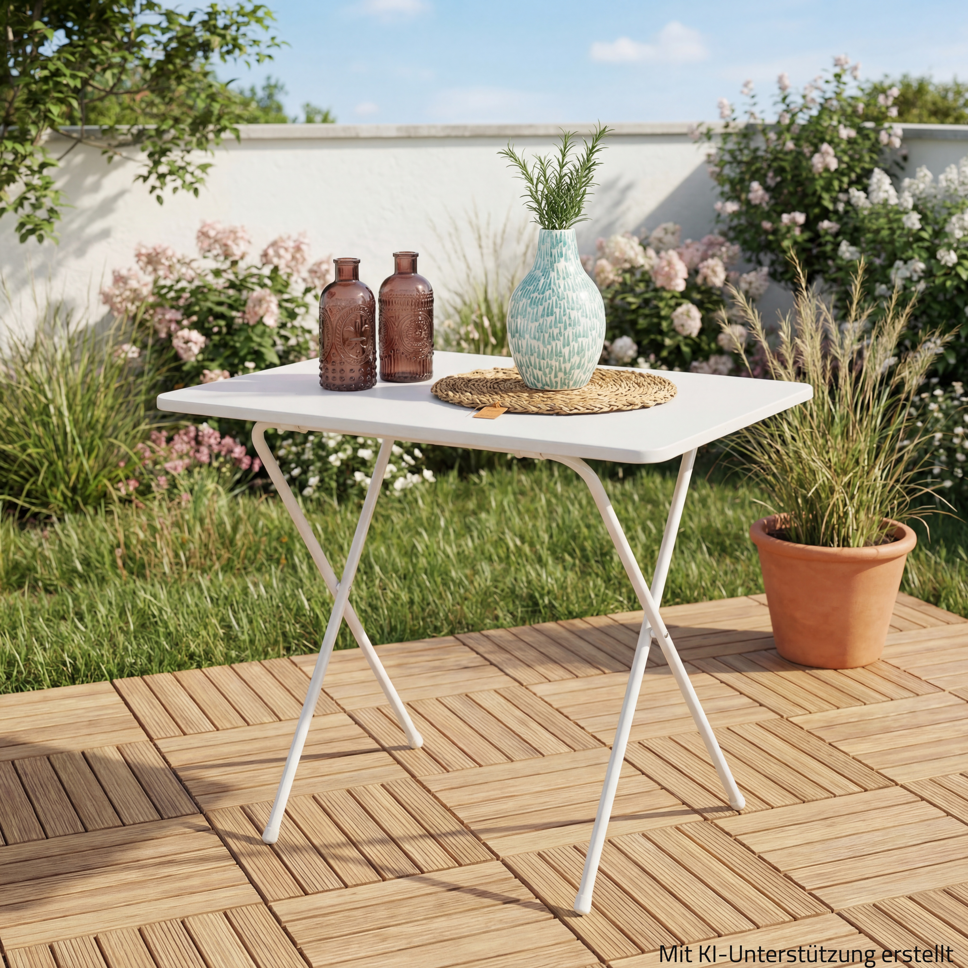 Scherentisch - weiß - 60x80 cm