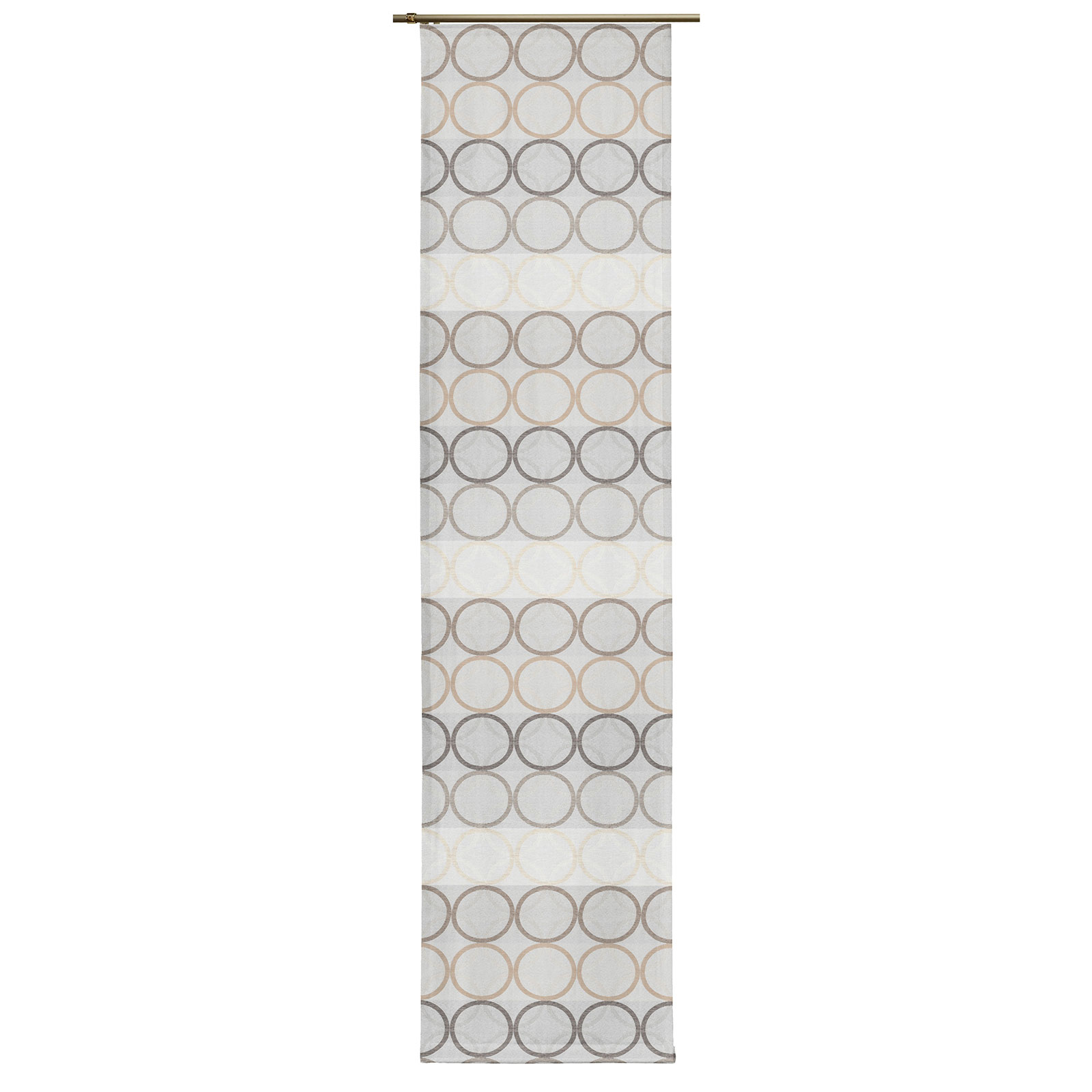 Schiebepaneel ZIRBELLO - braun - 225x60 cm