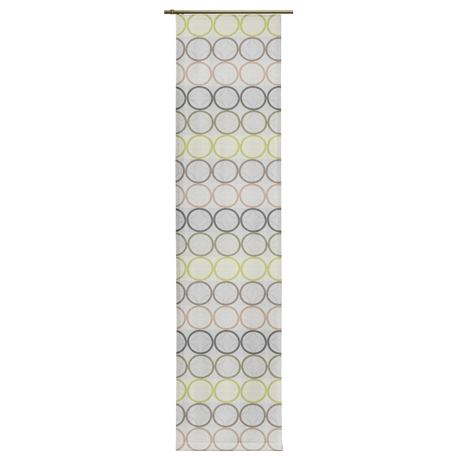 Schiebepaneel ZIRBELLO - grün - 225x60 cm