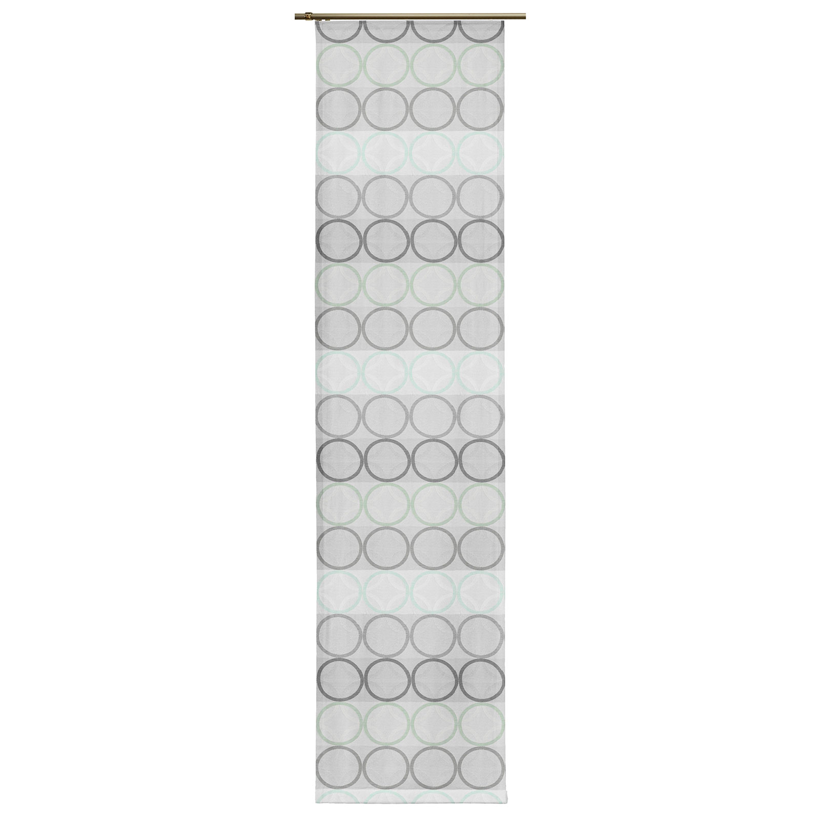 Schiebepaneel ZIRBELLO - mint - 225x60 cm