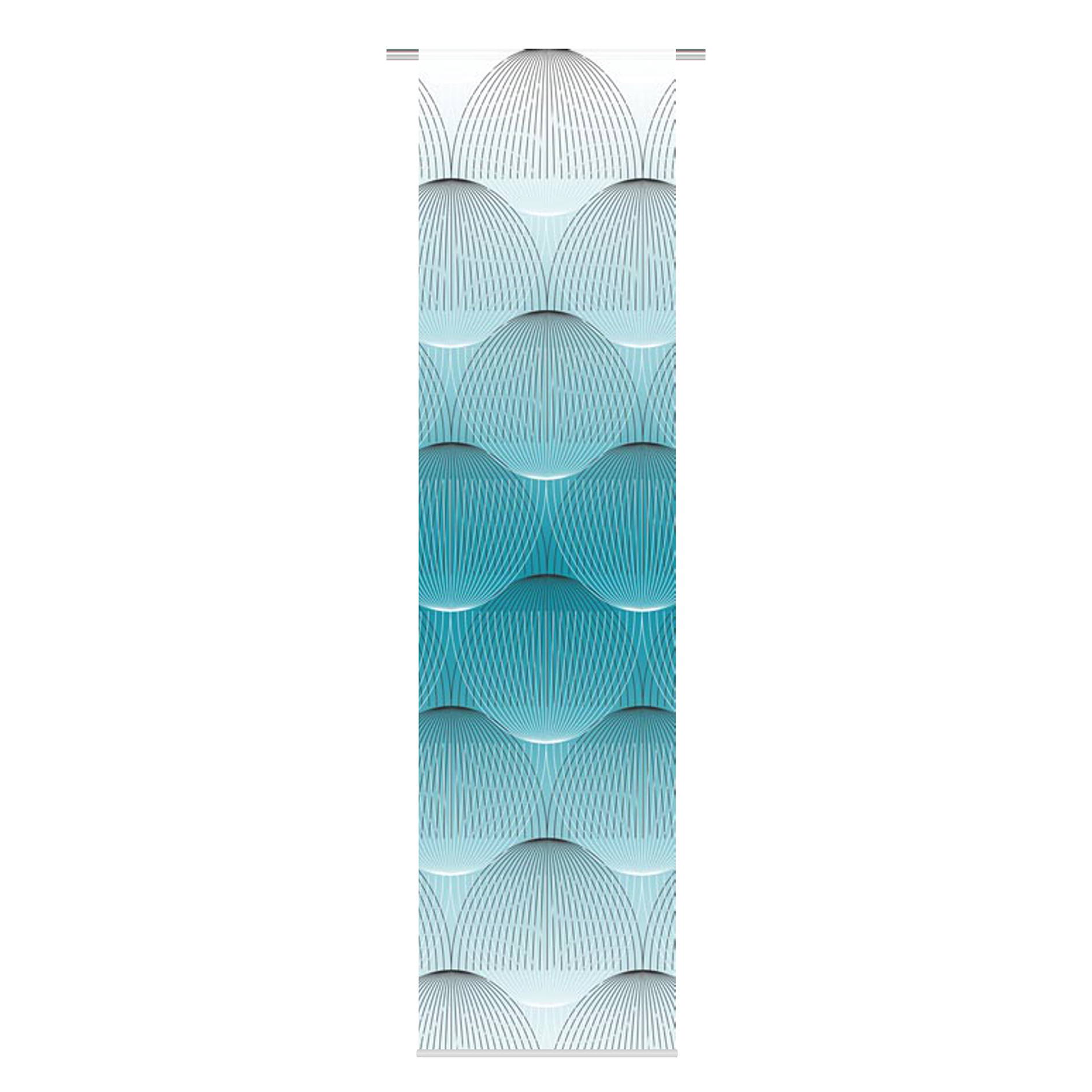 Schiebevorhang BENARI - petrol - 60x245 cm