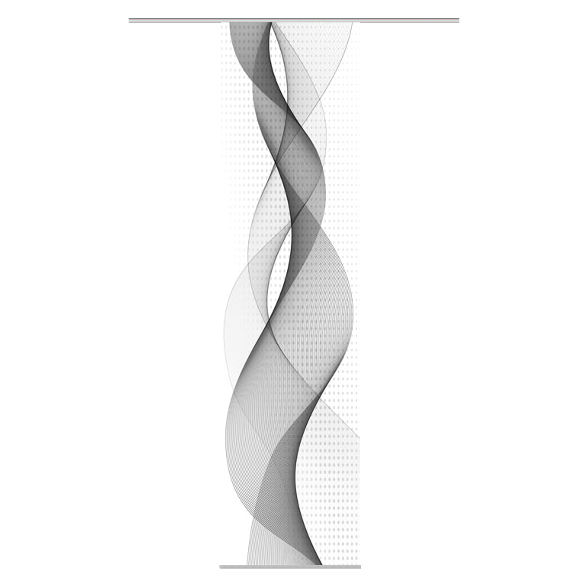 Schiebevorhang OPALIA - grau - 60x245 cm