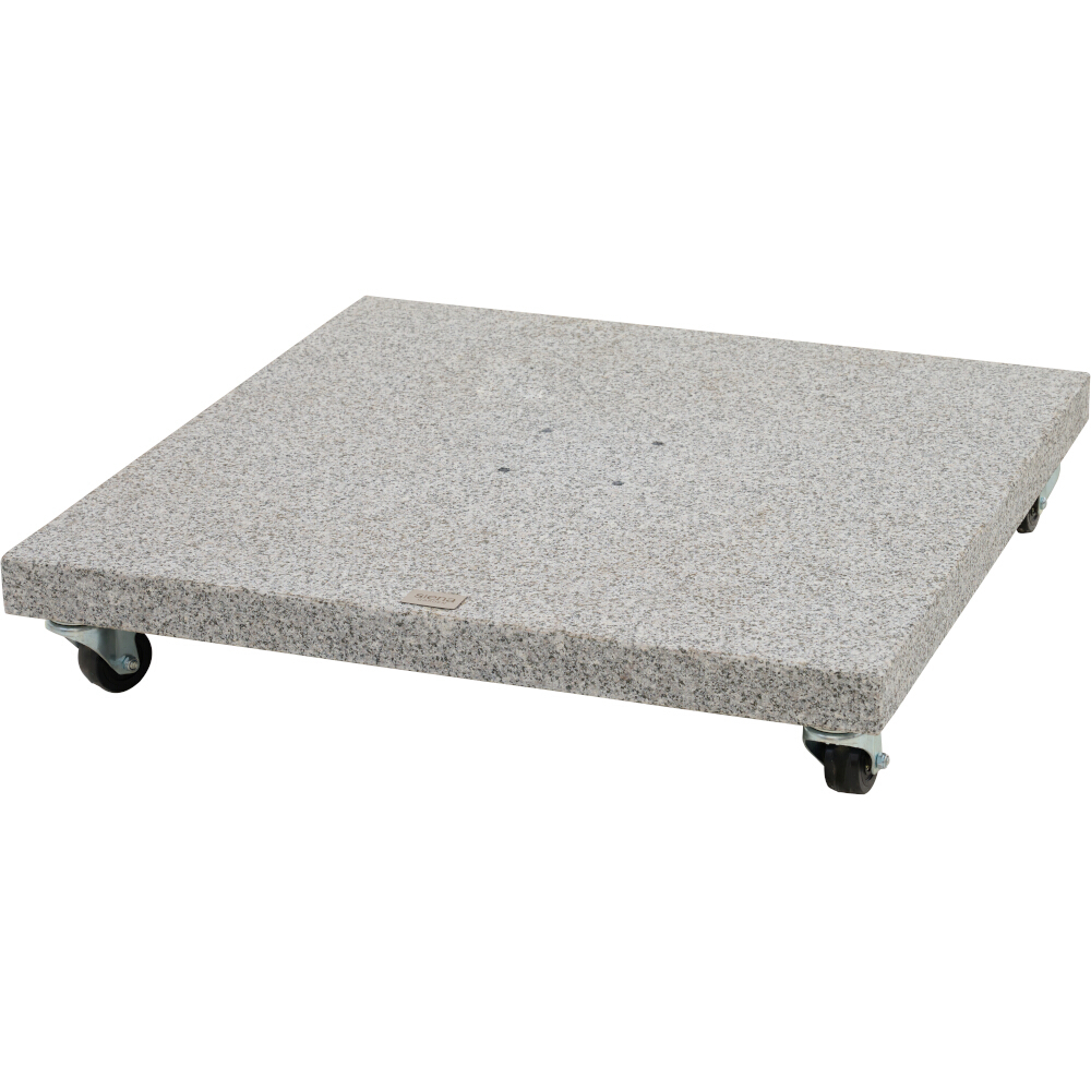 Schirmständer ENNIO BASE GRANIT - mit Rollen - 90 kg