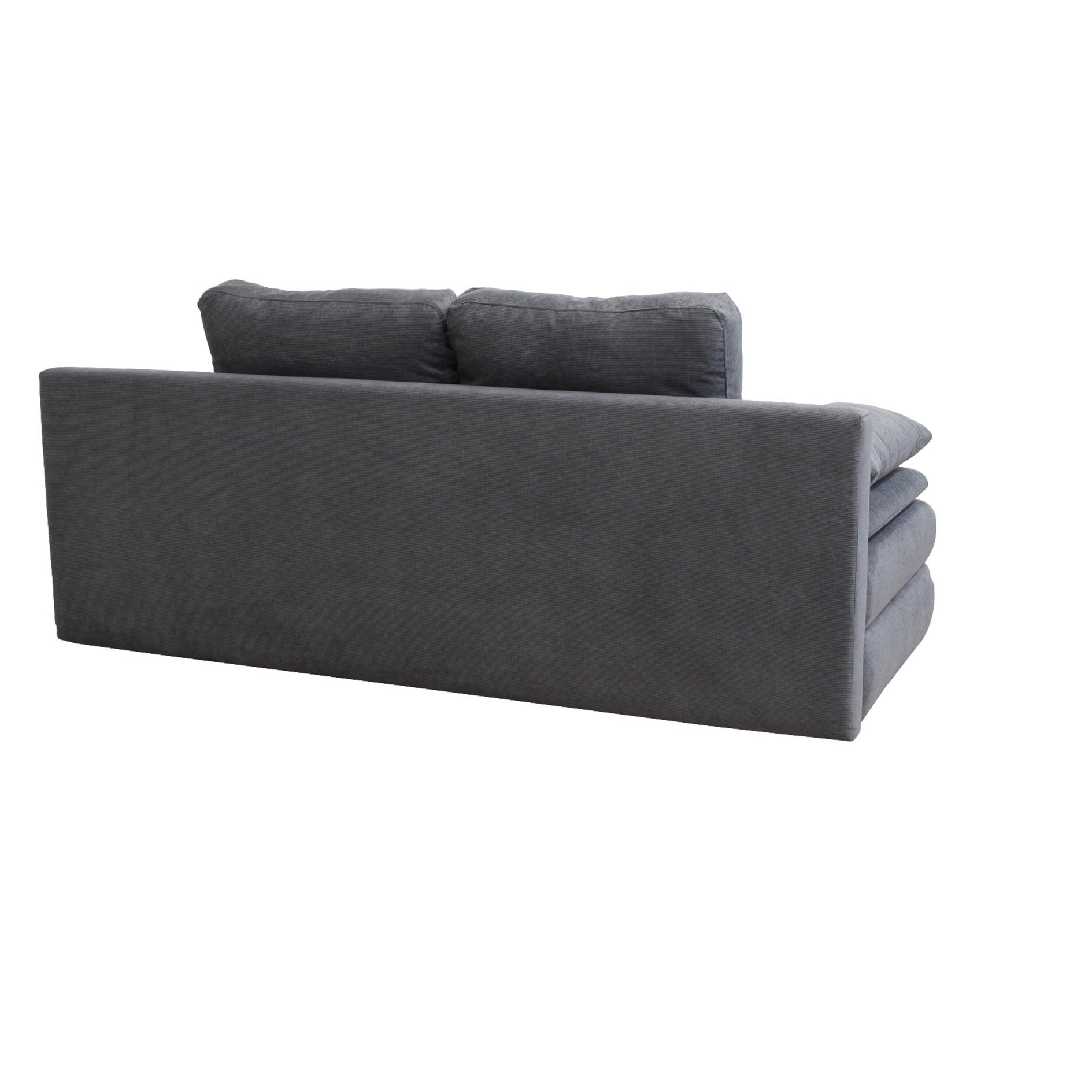 Schlafsofa - anthrazit - mit Staukasten - 202 cm