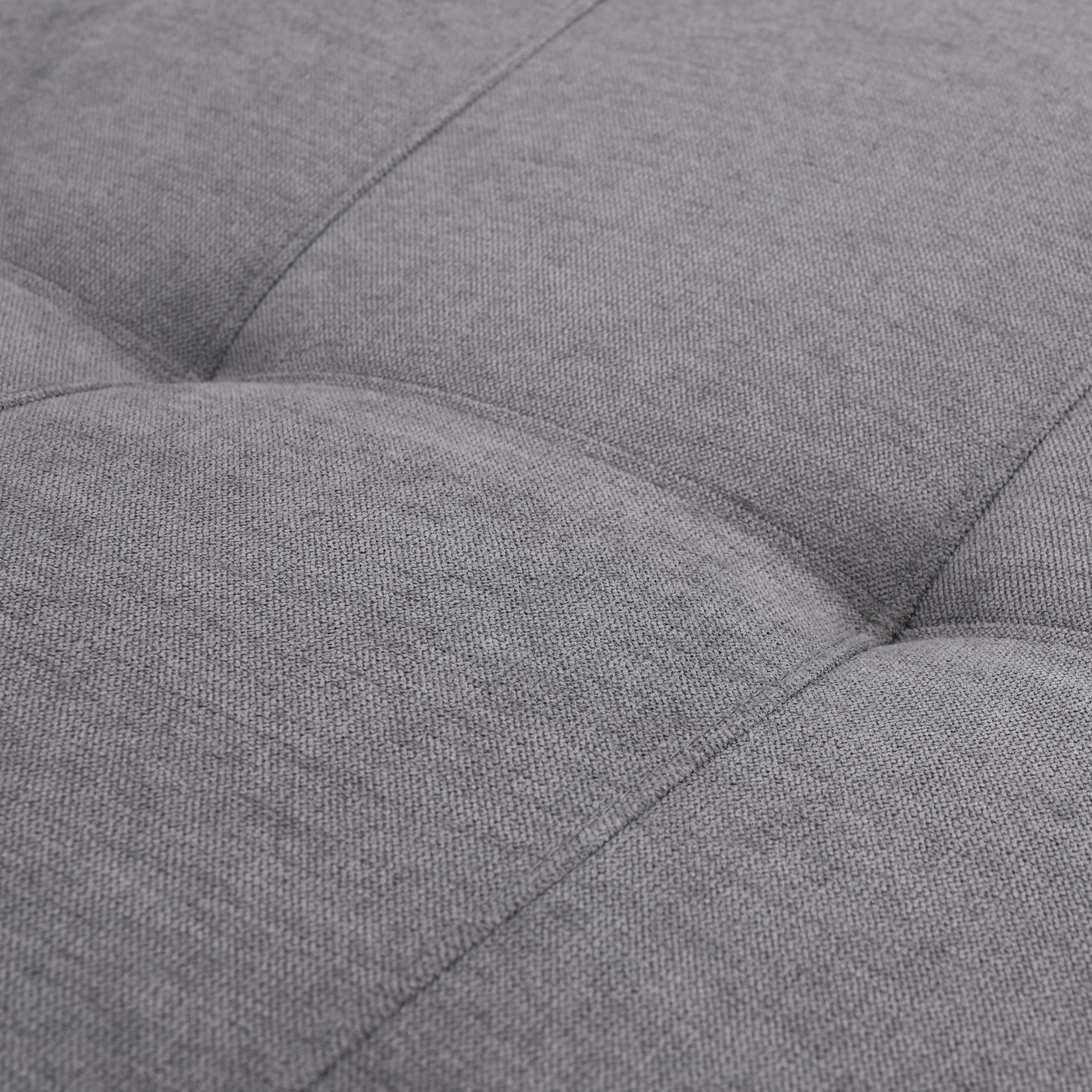 Schlafsofa - ash - Microfaser - Liegefunktion - mit Kissen