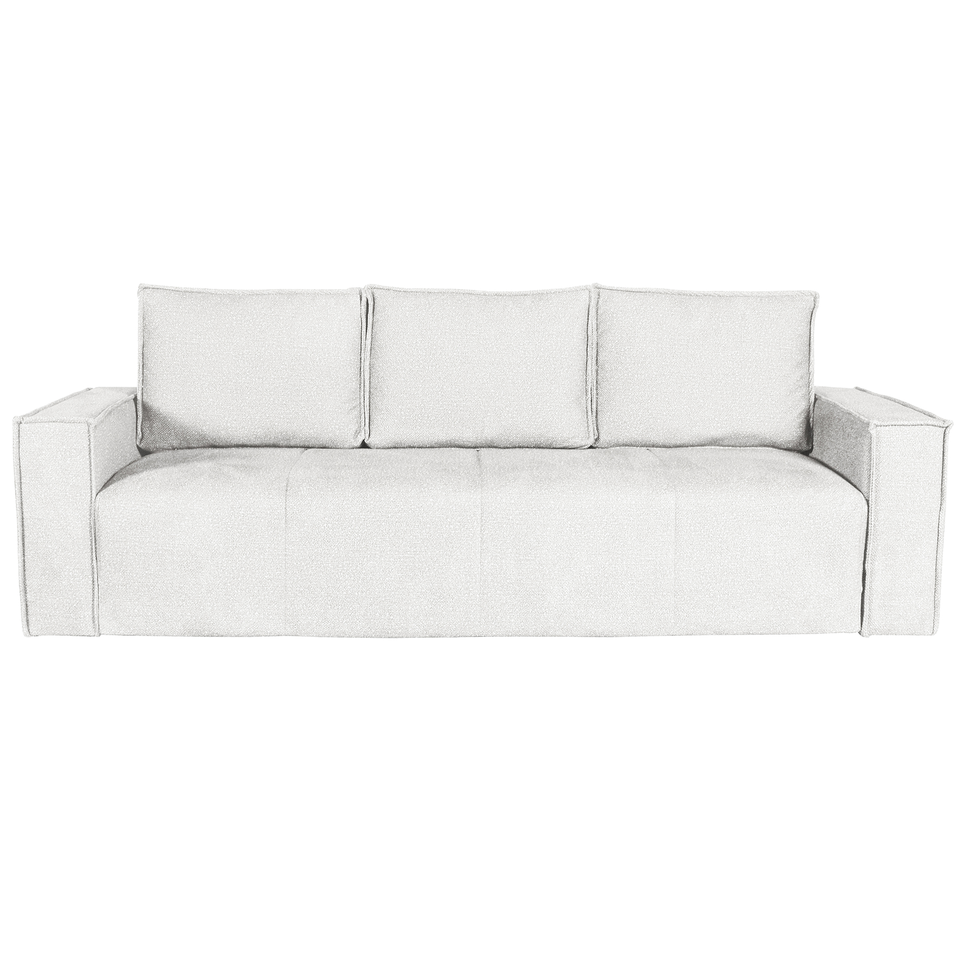 Schlafsofa - beige - Liegefunktion - Staukasten