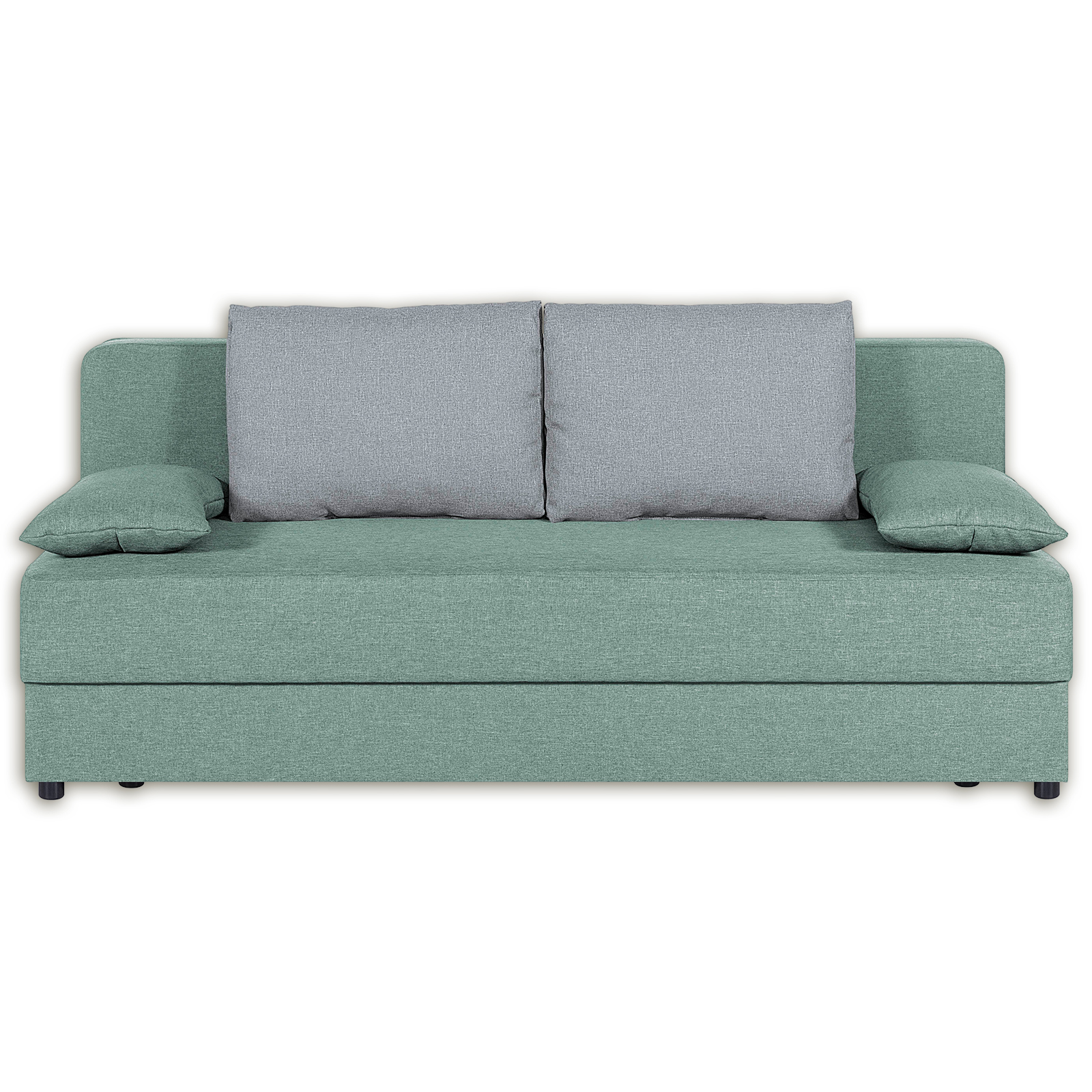 Schlafsofa - mint - mit Staukasten