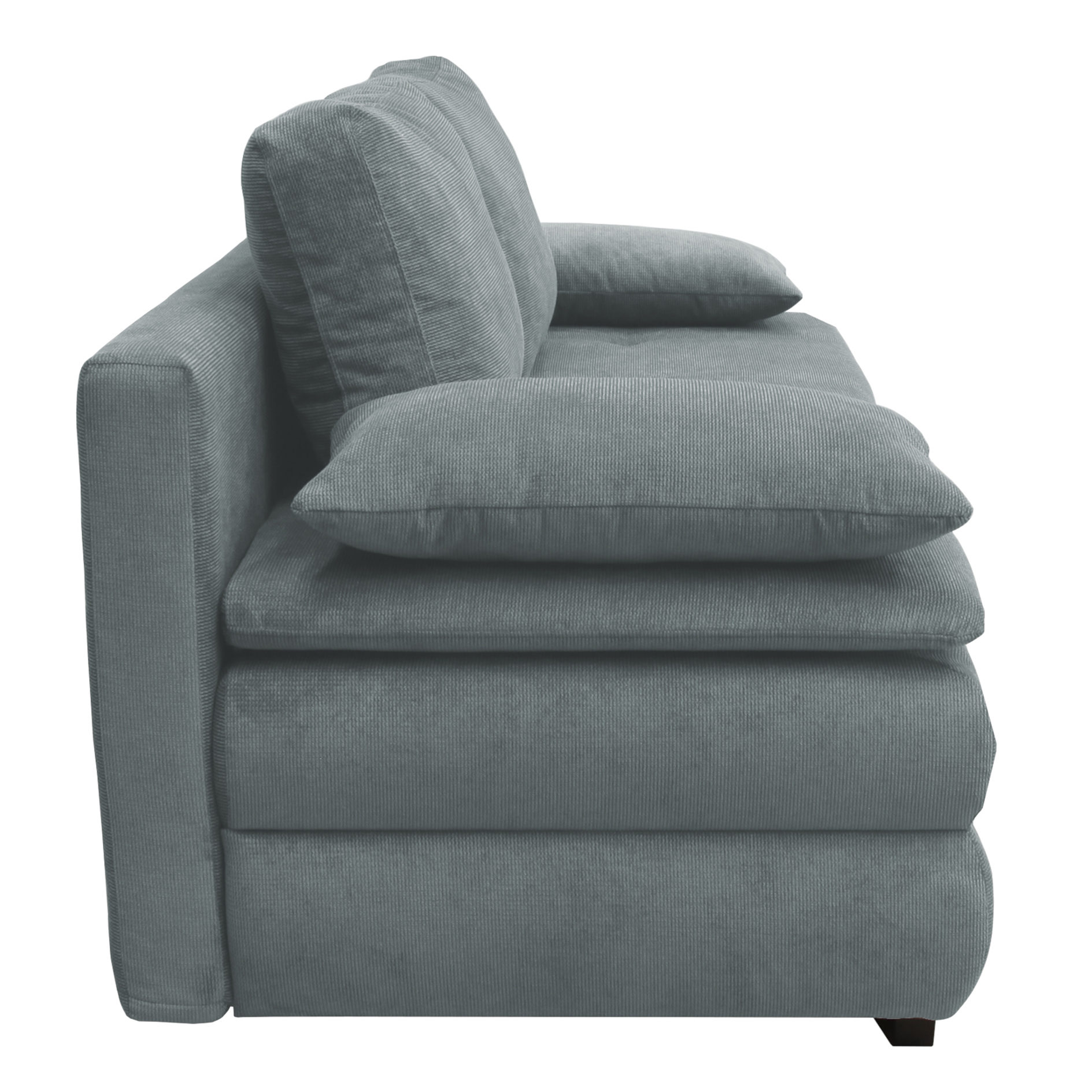 Schlafsofa - türkis - mit Staukasten - 202 cm