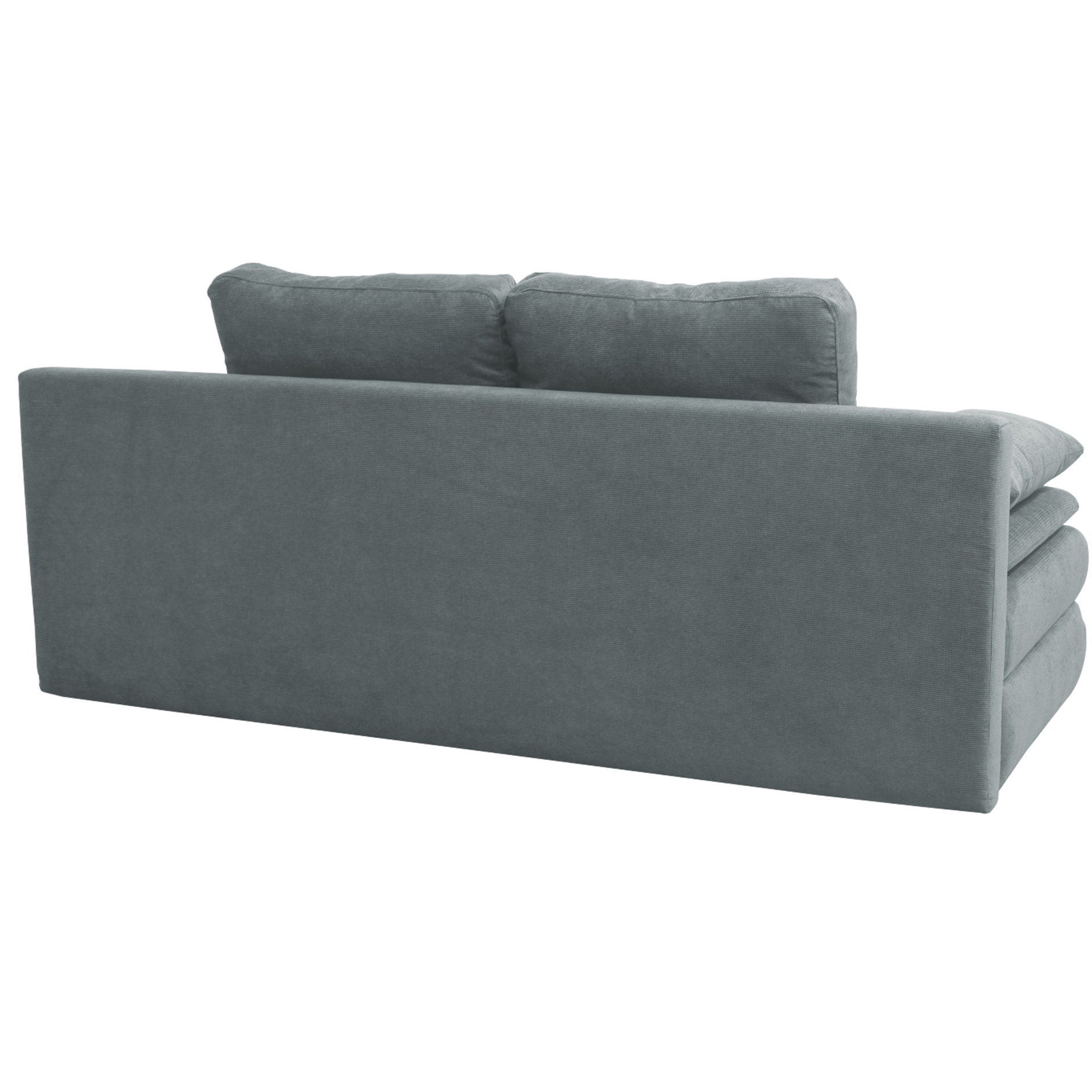Schlafsofa - türkis - mit Staukasten - 202 cm