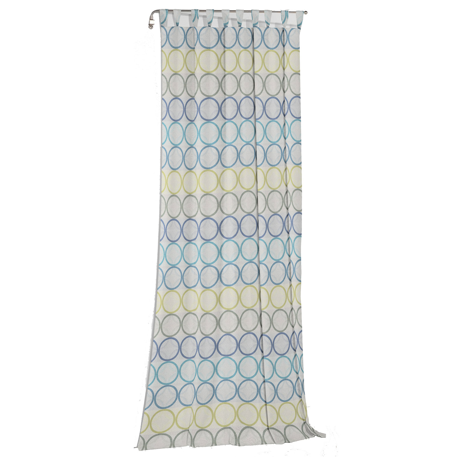 Schlaufenschal ZIRBELLO - blau-grün - 245x132 cm