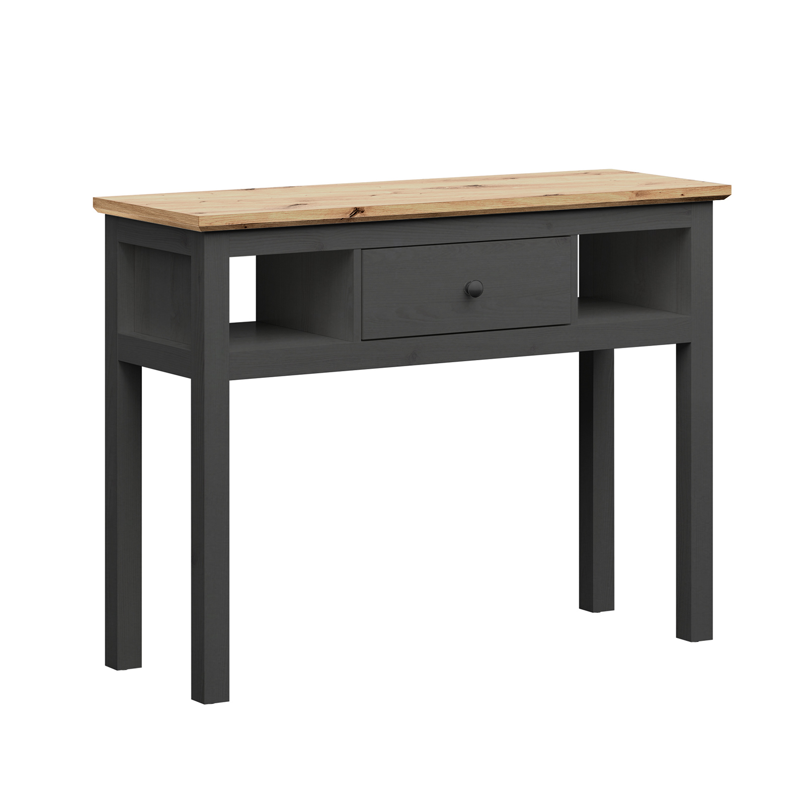 Schminktisch - Graphitoptik-Artisan Eiche - mit Schubkasten
